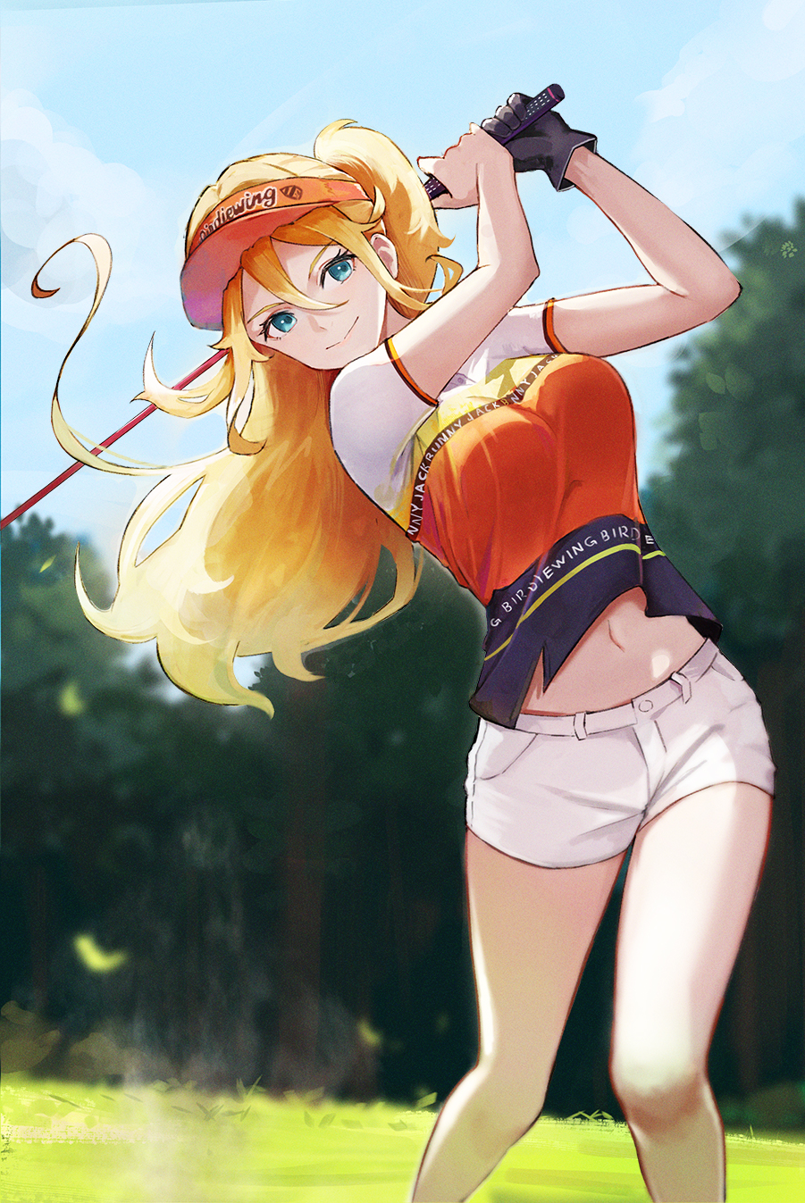 eve (birdie wing: golf girls' story) drawn by ema_(kuguiema)