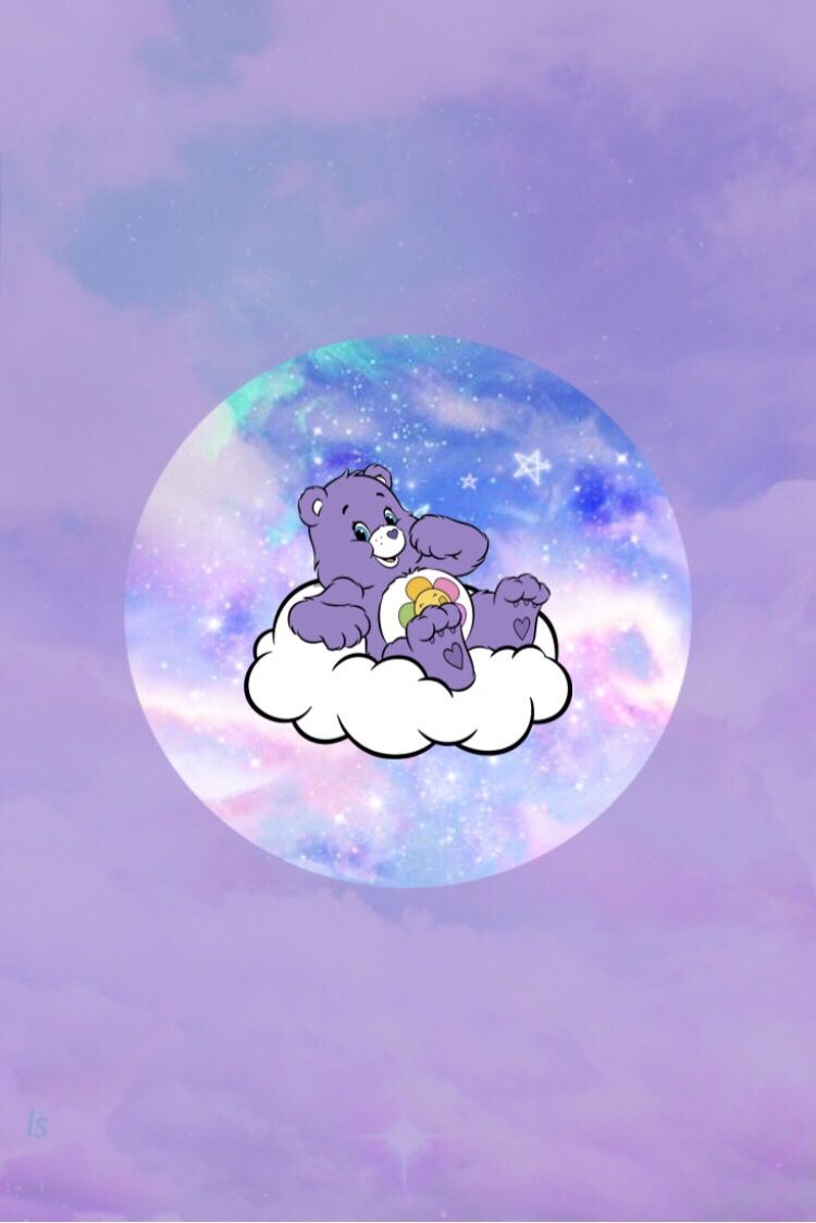 bear #galaxy #purple #pastel #cute #carebear. วอลเปเปอร์ดิสนีย์, วอลเปเปอร์, แคร์แบร์