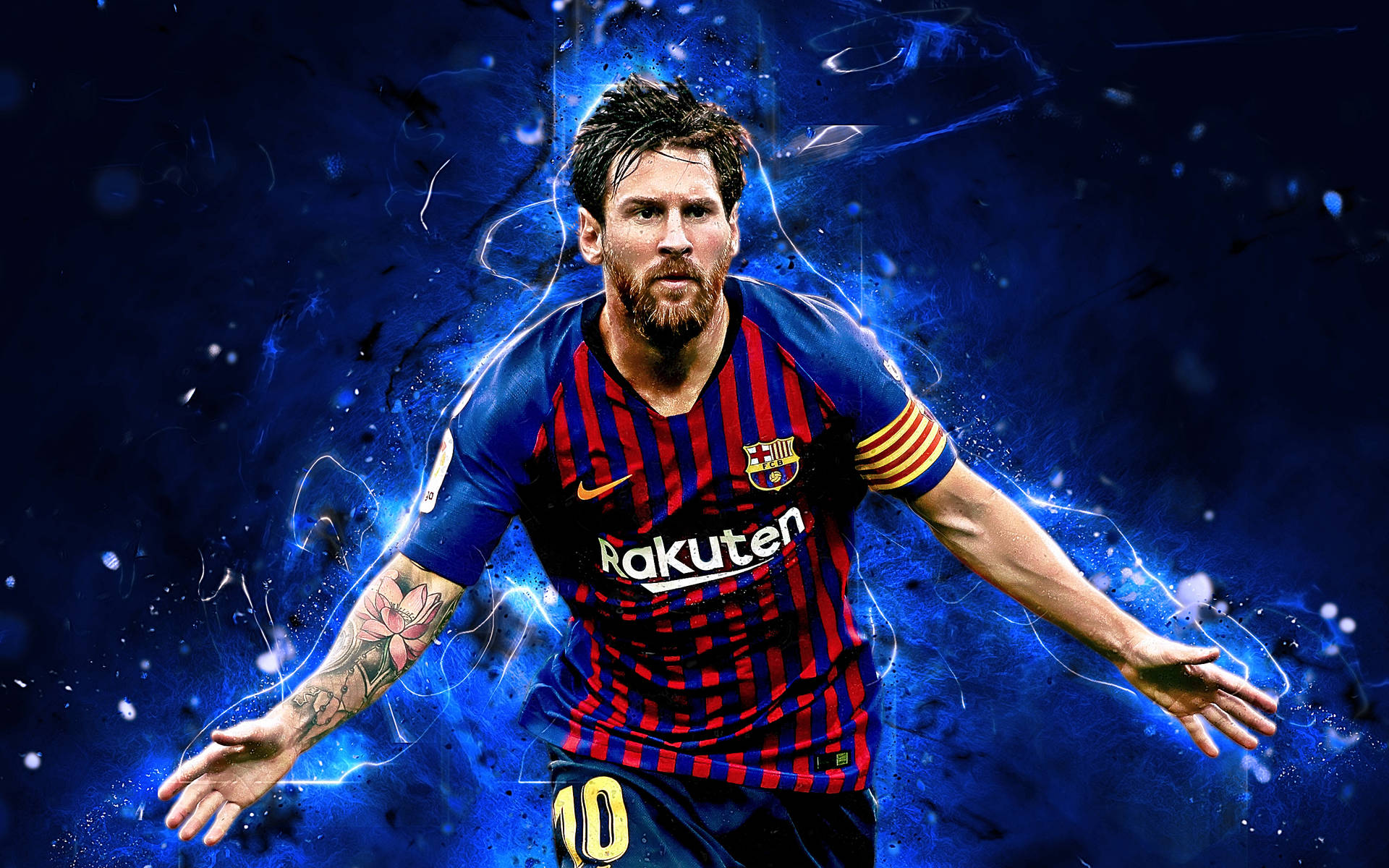 Download Celebration Lionel Messi 2020 Wallpaper