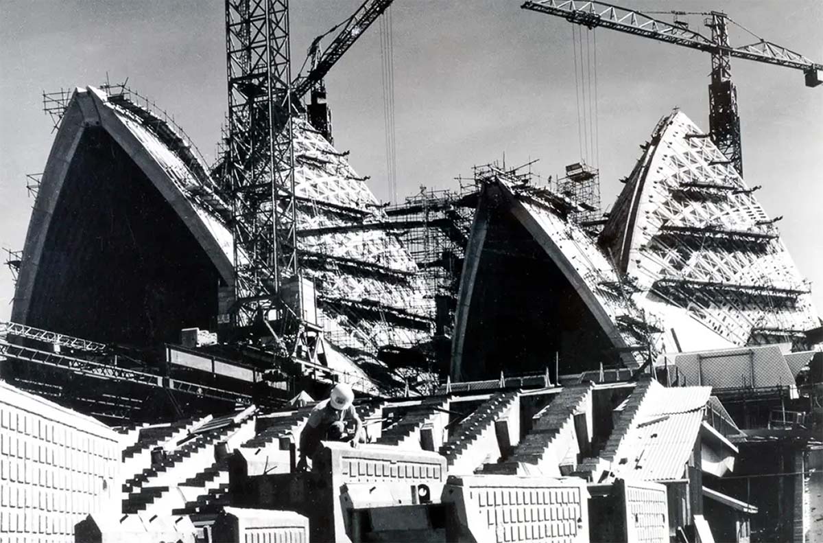 The Construction Of Sydney Opera House Through Historical Photographs, 1959 1973 Historical Photo