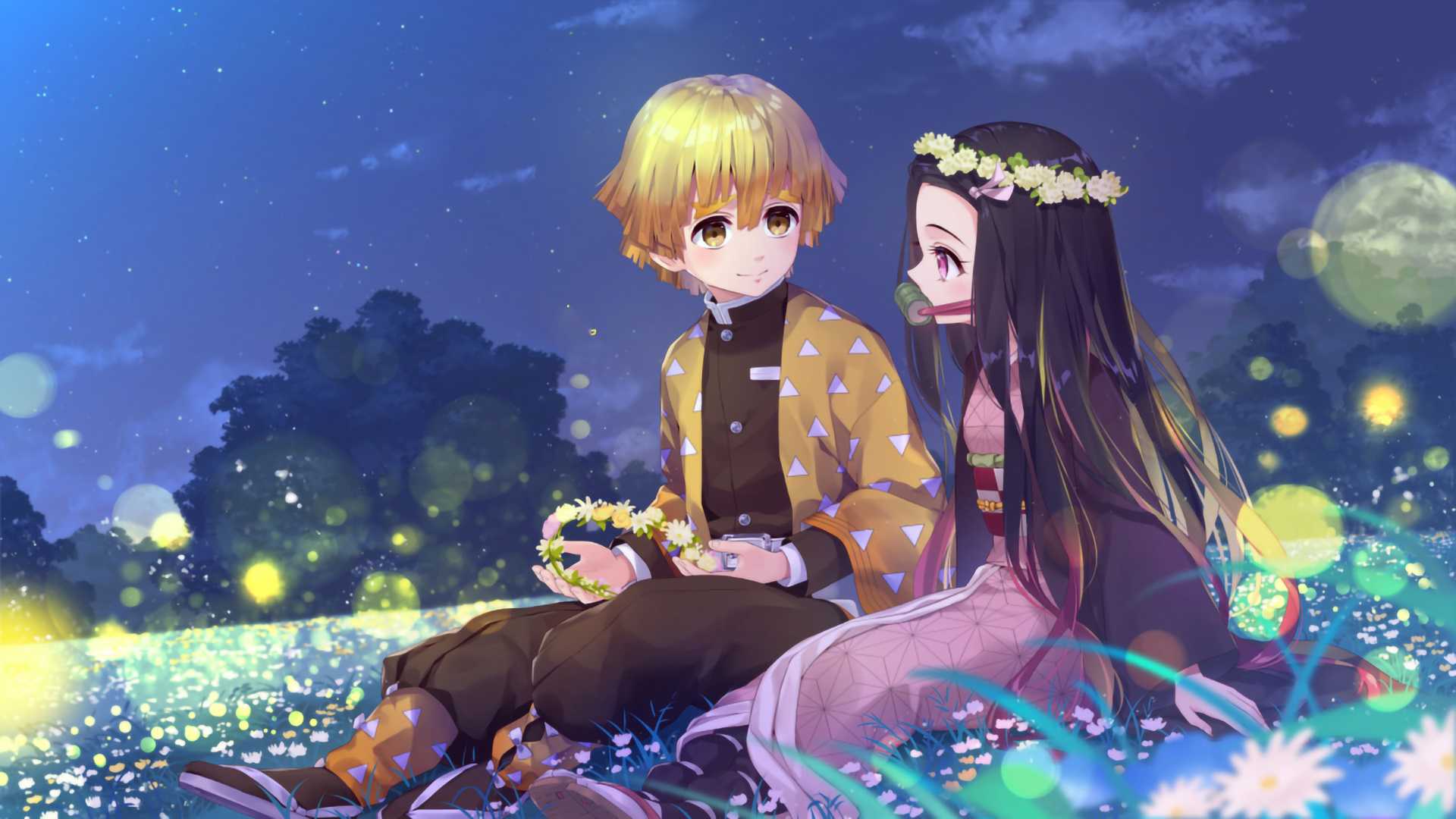 Zenitsu Desktop Wallpaper