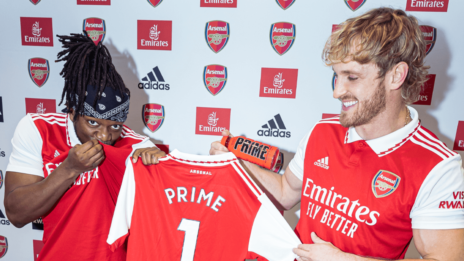 Arsenal partners with PRIME hydration drink