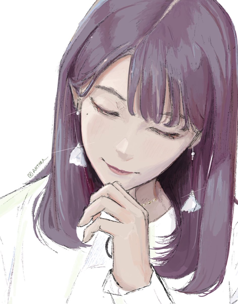 treb drew some fan art. I hope purple hair is ok