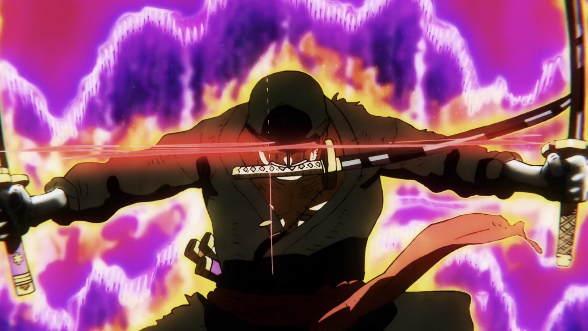 Toei Animation's Our Captain! Demon Aura Nine Sword Style Unleashed! #OnePiece, Episode Is Streaming Now On Crunchyroll! ⚔️
