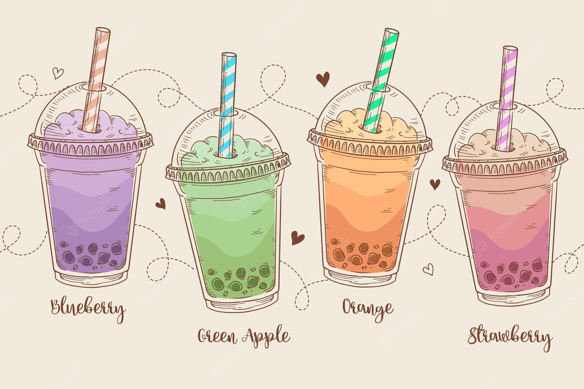 Bubble tea Vectors & Illustrations for Free Download