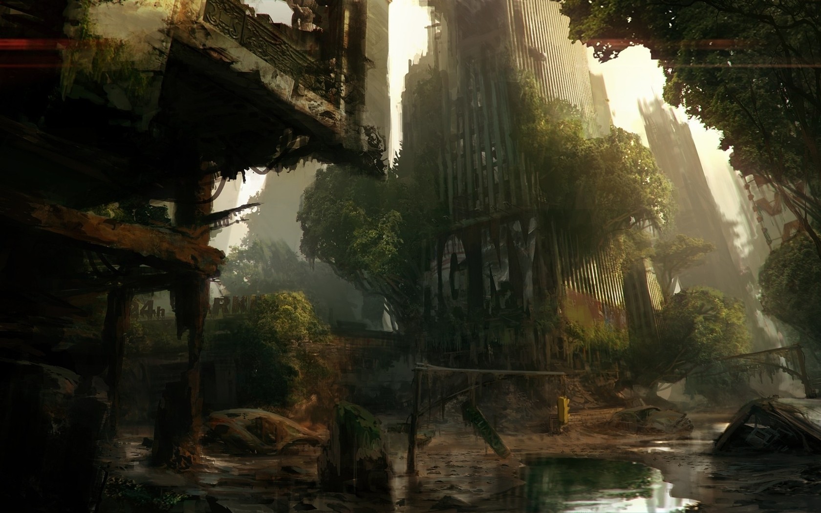 Overgrown City Wallpapers - Wallpaper Cave