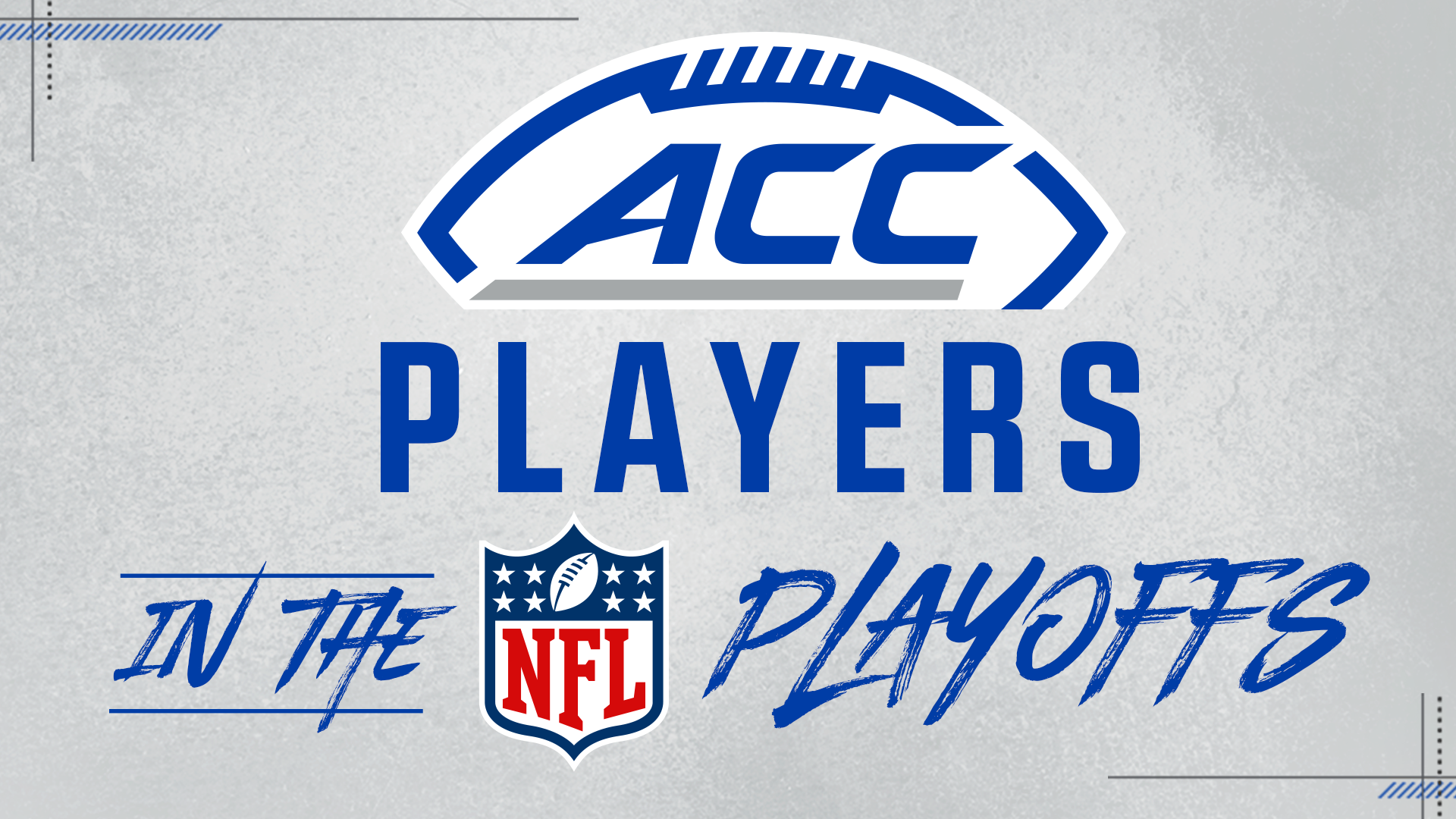 ACC Players in the NFL Playoffs Coast Conference