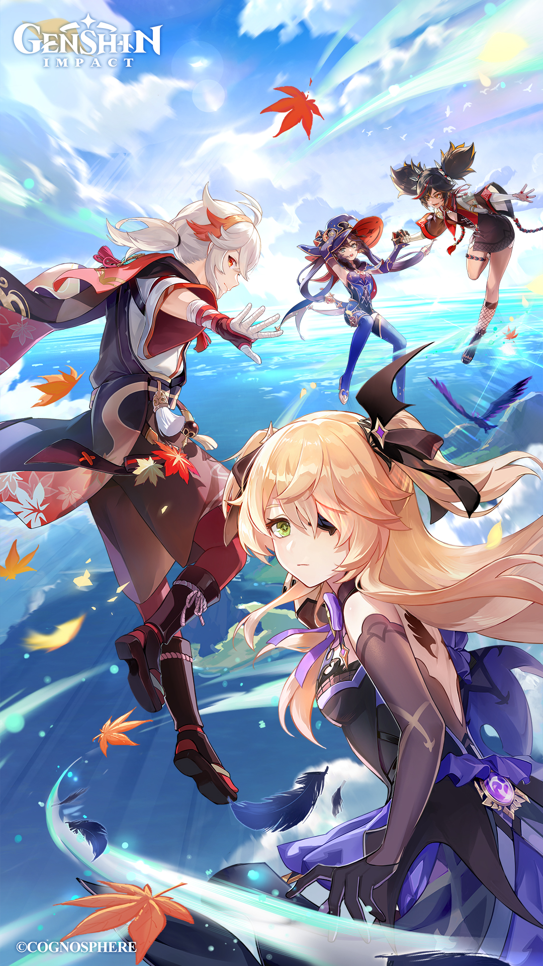Genshin Impact Summer Fantasia wallpaper series is now available! Travelers can click on the link to download #GenshinImpact