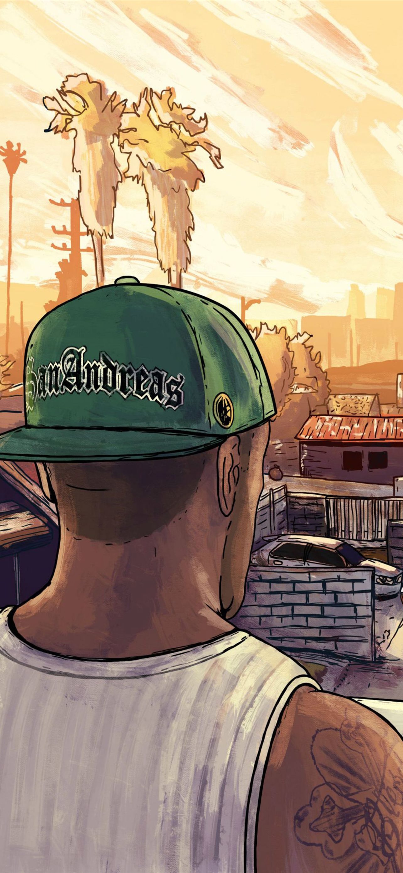 grand theft auto san andreas HD iPhone Wallpaper Free Download