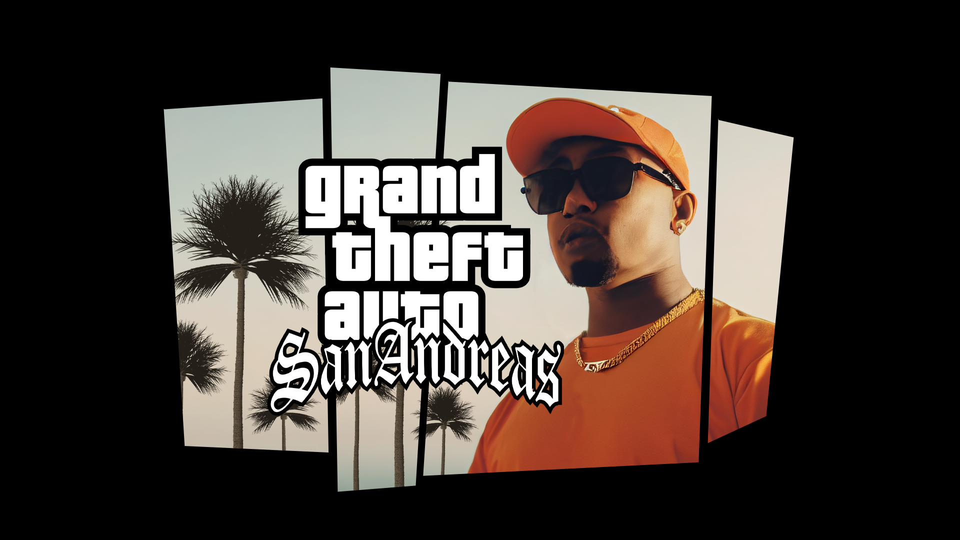 I recreated this GTA: San Andreas wallpaper to make it look more realistic