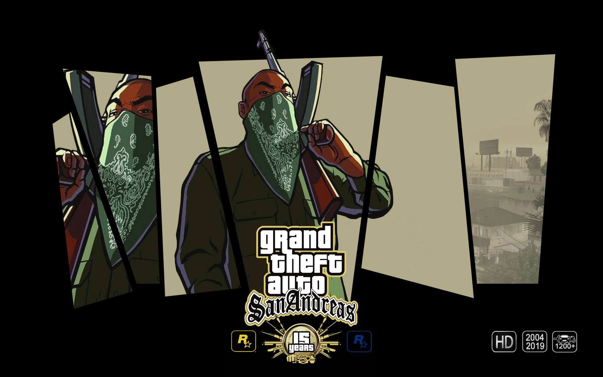 Wallpaper, Grand Theft Auto, GTA San Andreas, Games posters, GTA anniversary, video games 1920x1200