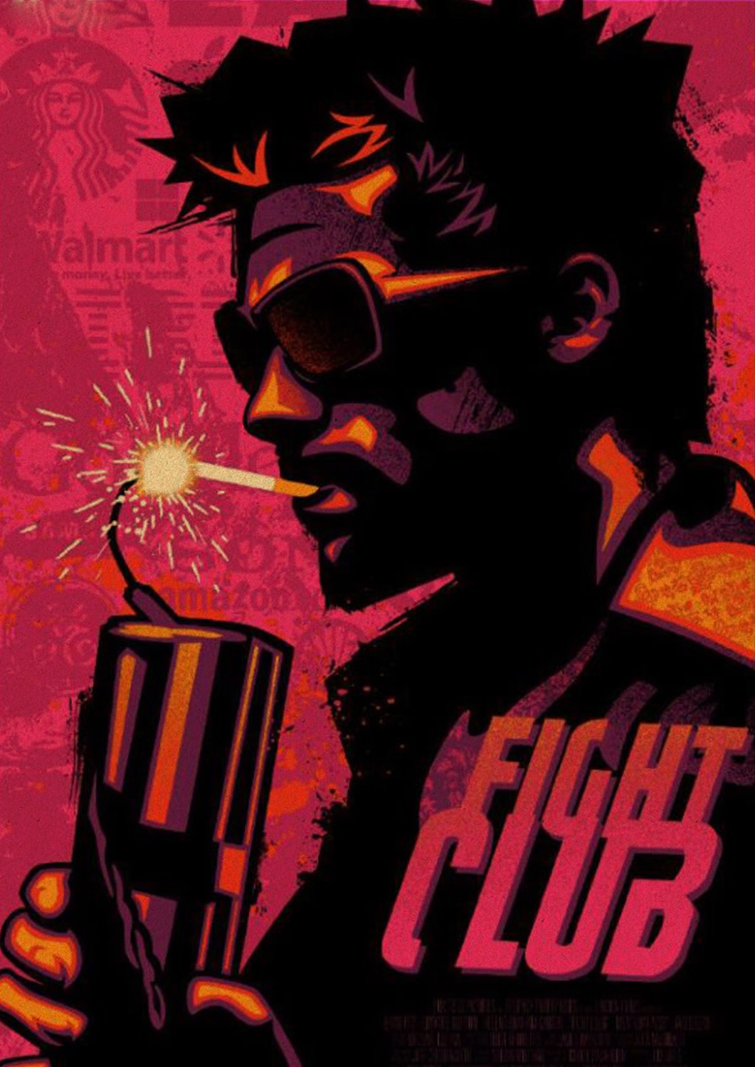 Buy three to send one Classic movie poster Fight Club Posters vintage Kraft poster Pinturas decorativa Cafe decoration poster. Painting & Calligraphy