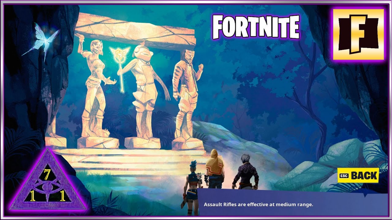 Fortnite FNCS Secret of the Ancients Wallpaper Twitch Loot Drop In Trippie Redd Toon Meowscles Emote