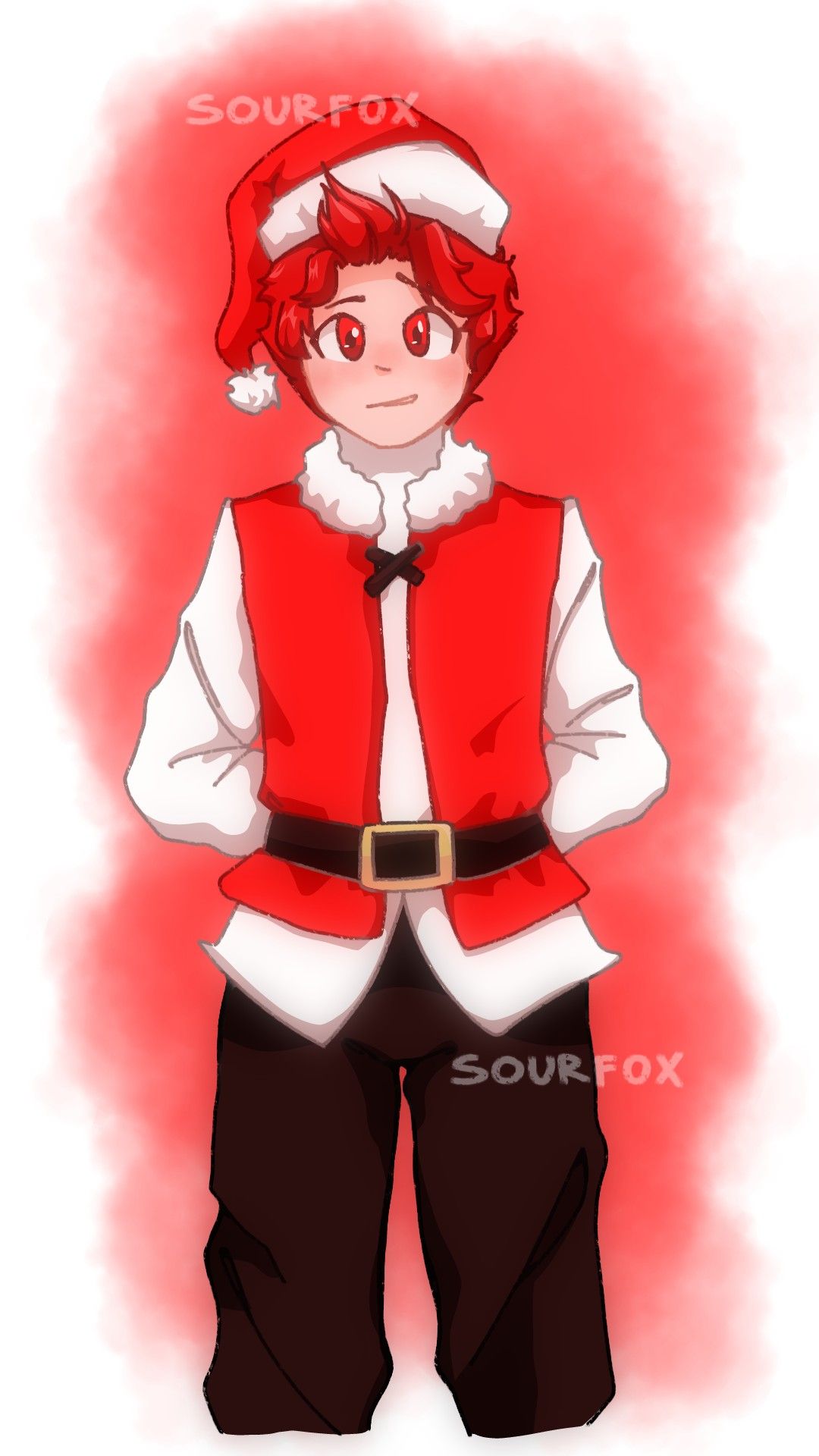 Santa Jaxx. Anime people, Squad picture, Cute art