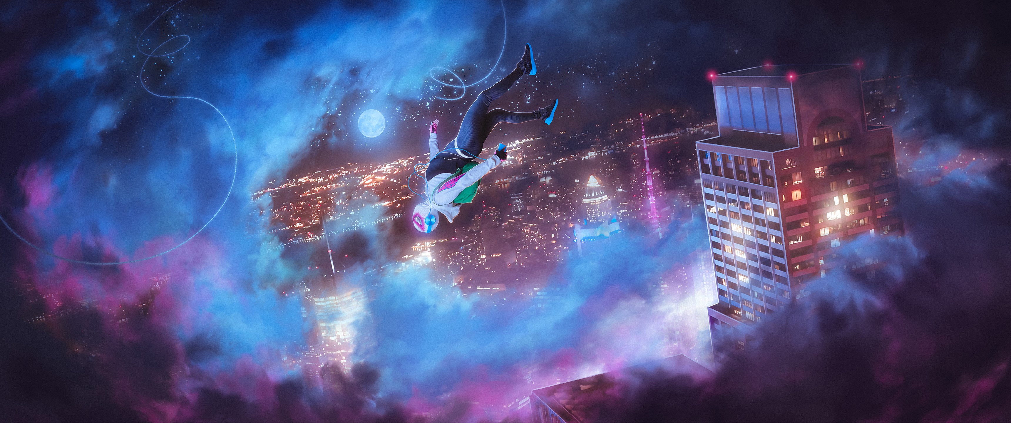 Spiderverse, Ultrawide, Spider Man, Into The Spiderverse Gallery HD Wallpaper