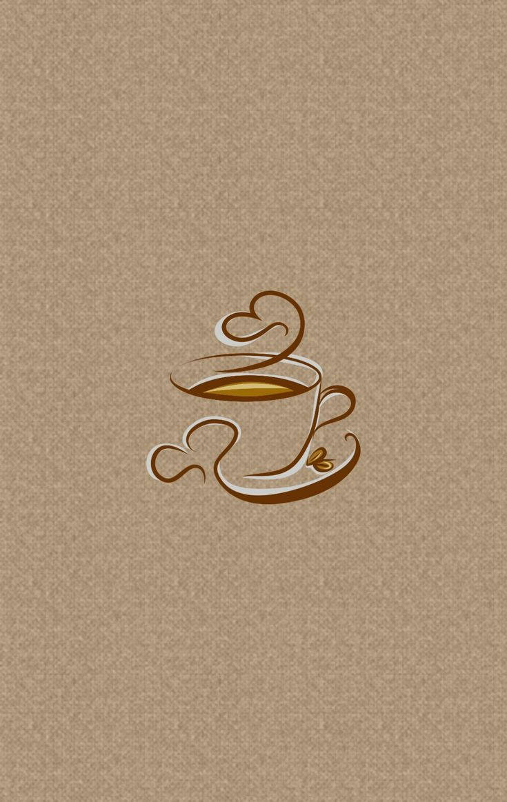 25 Brown Aesthetic Wallpaper for Laptop : Cup of Coffee Brown