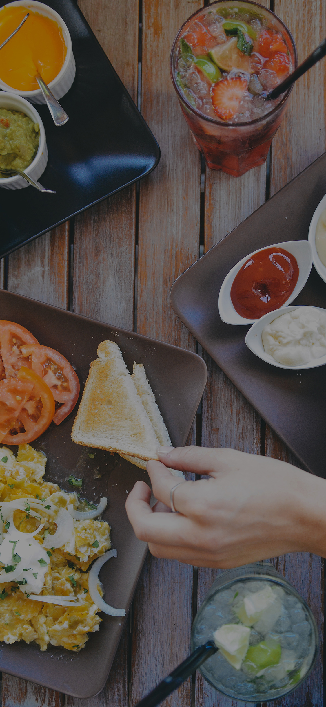 iPhone X wallpaper. brunch cuba food city art vacation dark