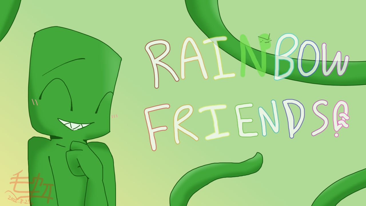 GREEN FROM RAINBOW FRIENDS ROBLOX | 3D FAN ART