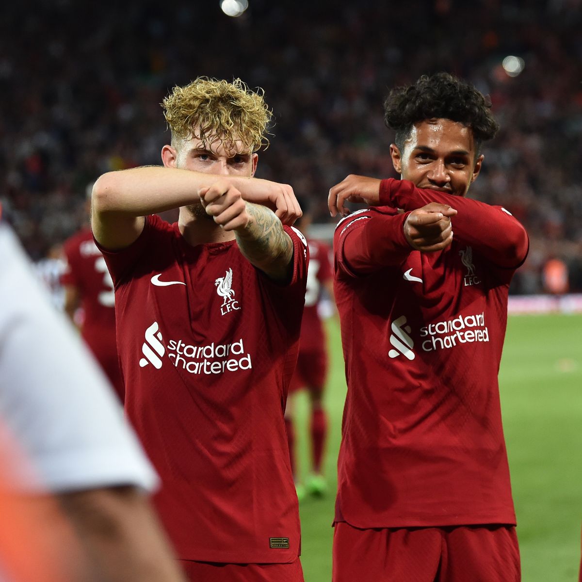 Liverpool Duo Slammed For 'gun' Celebration Days After Tribute To Olivia Pratt Korbel