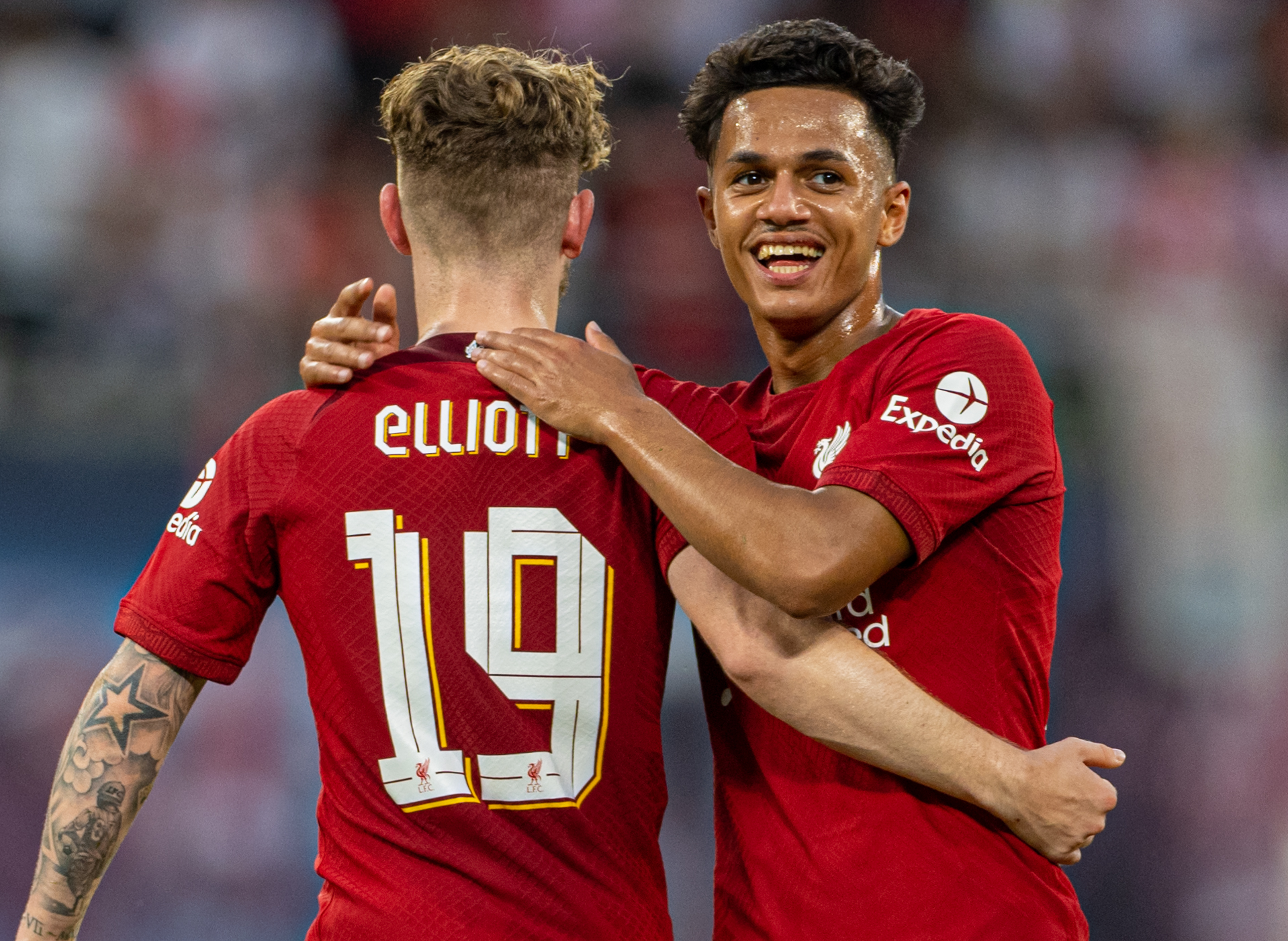 Anfield Watch en Twitter: Fabio Carvalho on playing with Harvey Elliott: It's just amazing. We've grown up together, we've gone to school together, being together every day