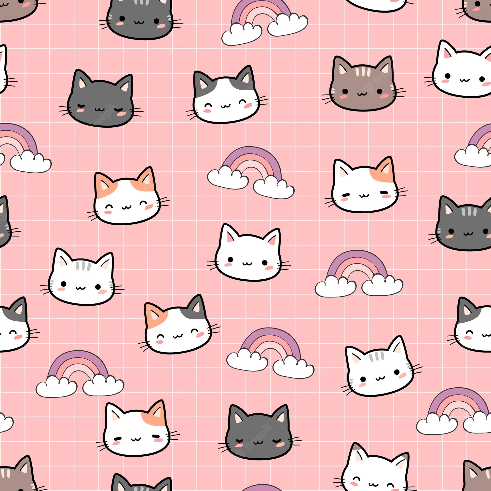 Cat Doodle Wallpapers - Wallpaper Cave