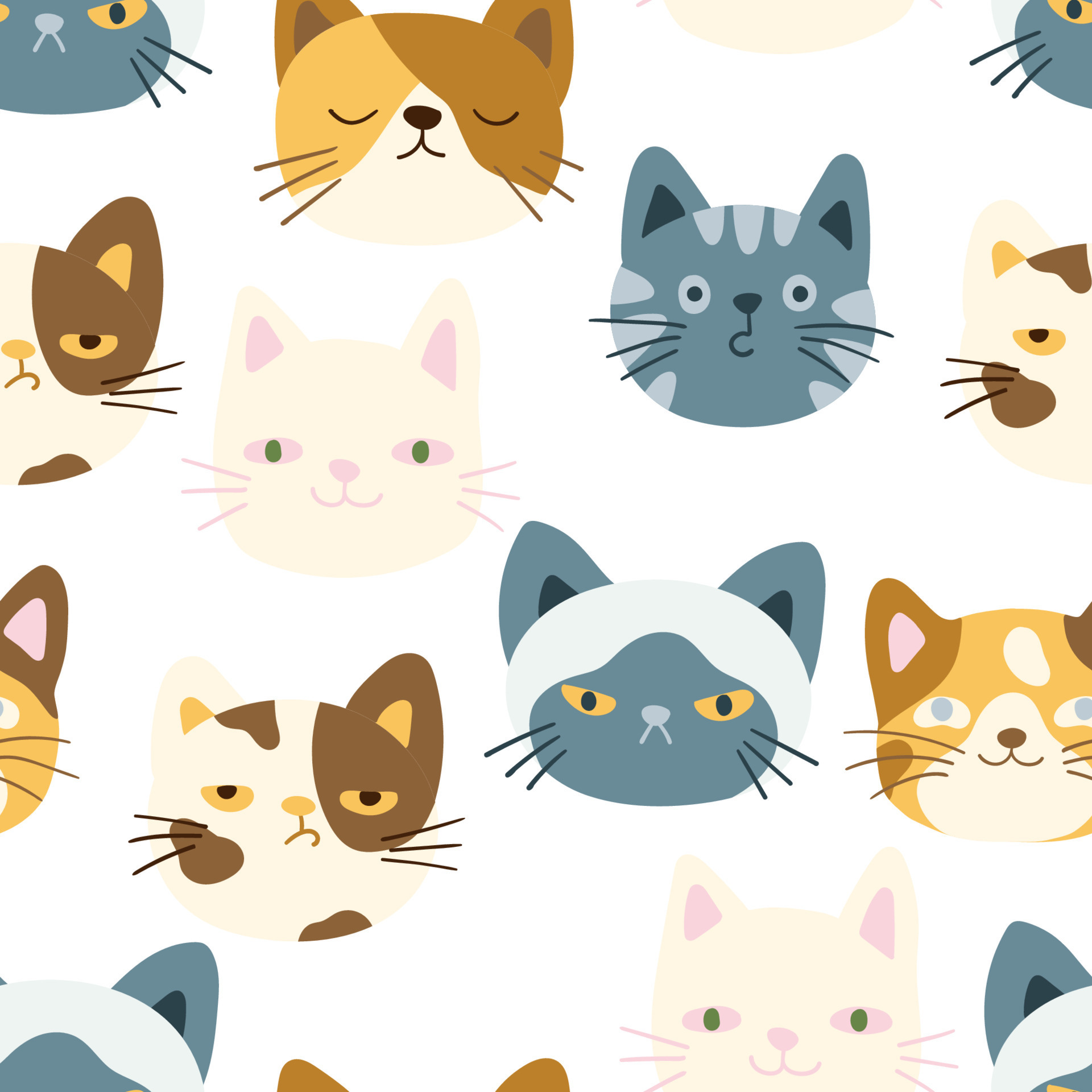 Cat Head Wallpapers - Wallpaper Cave