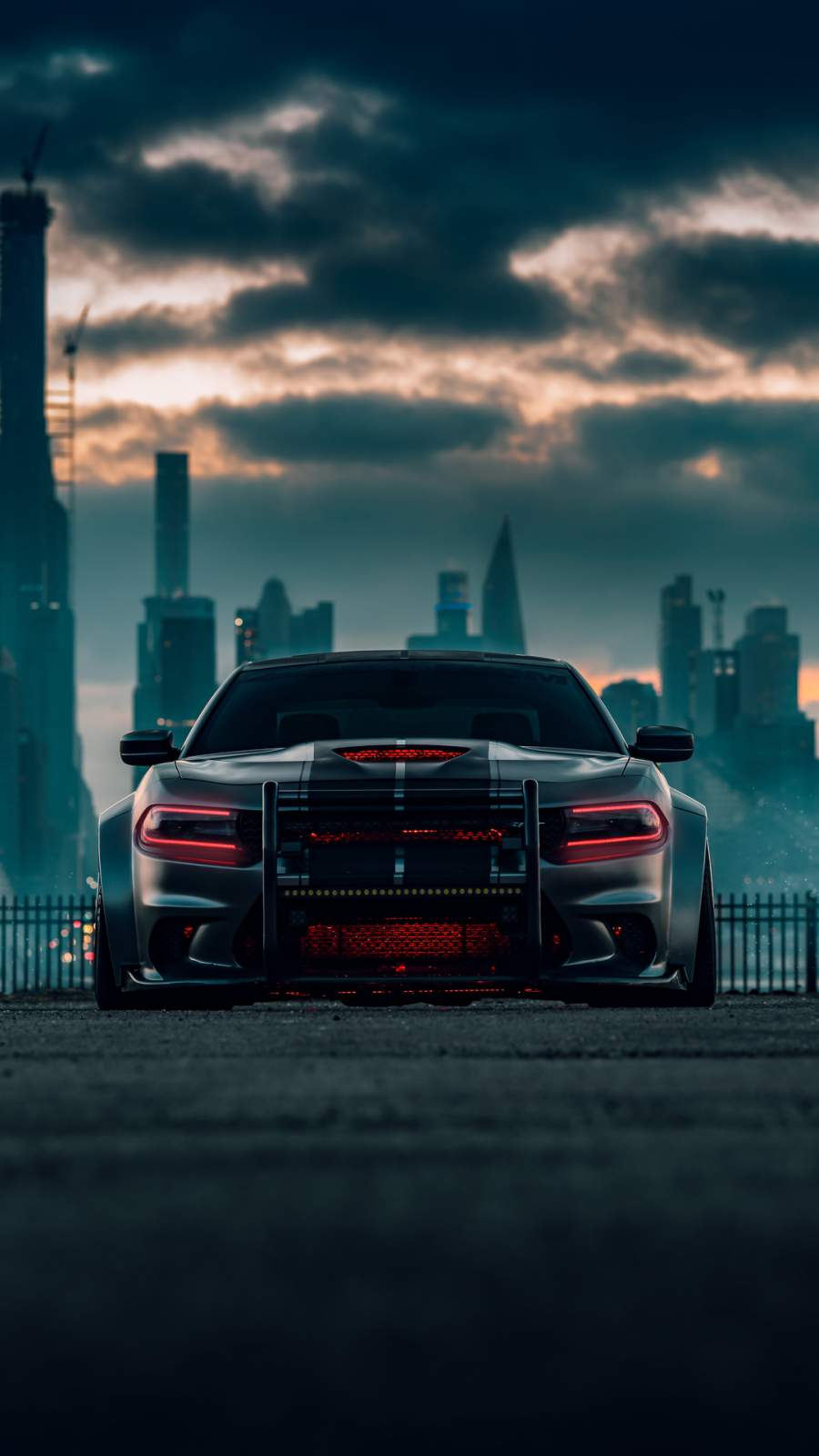 Hellcat custom car dodge hemi musclecar sportscar supercharged HD  phone wallpaper  Peakpx