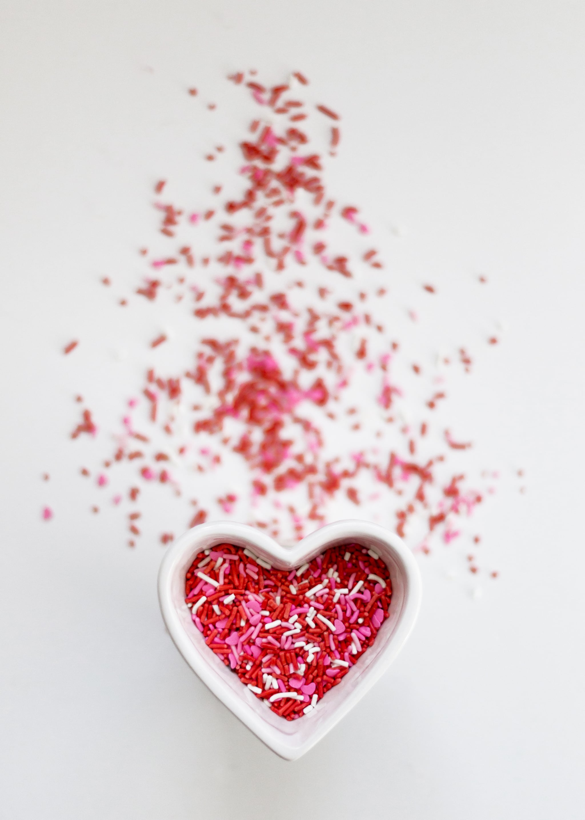 Valentine's Day Wallpaper: Pink, Red, And White Sprinkles. The Dreamiest iPhone Wallpaper For Valentine's Day That Fit Any Aesthetic