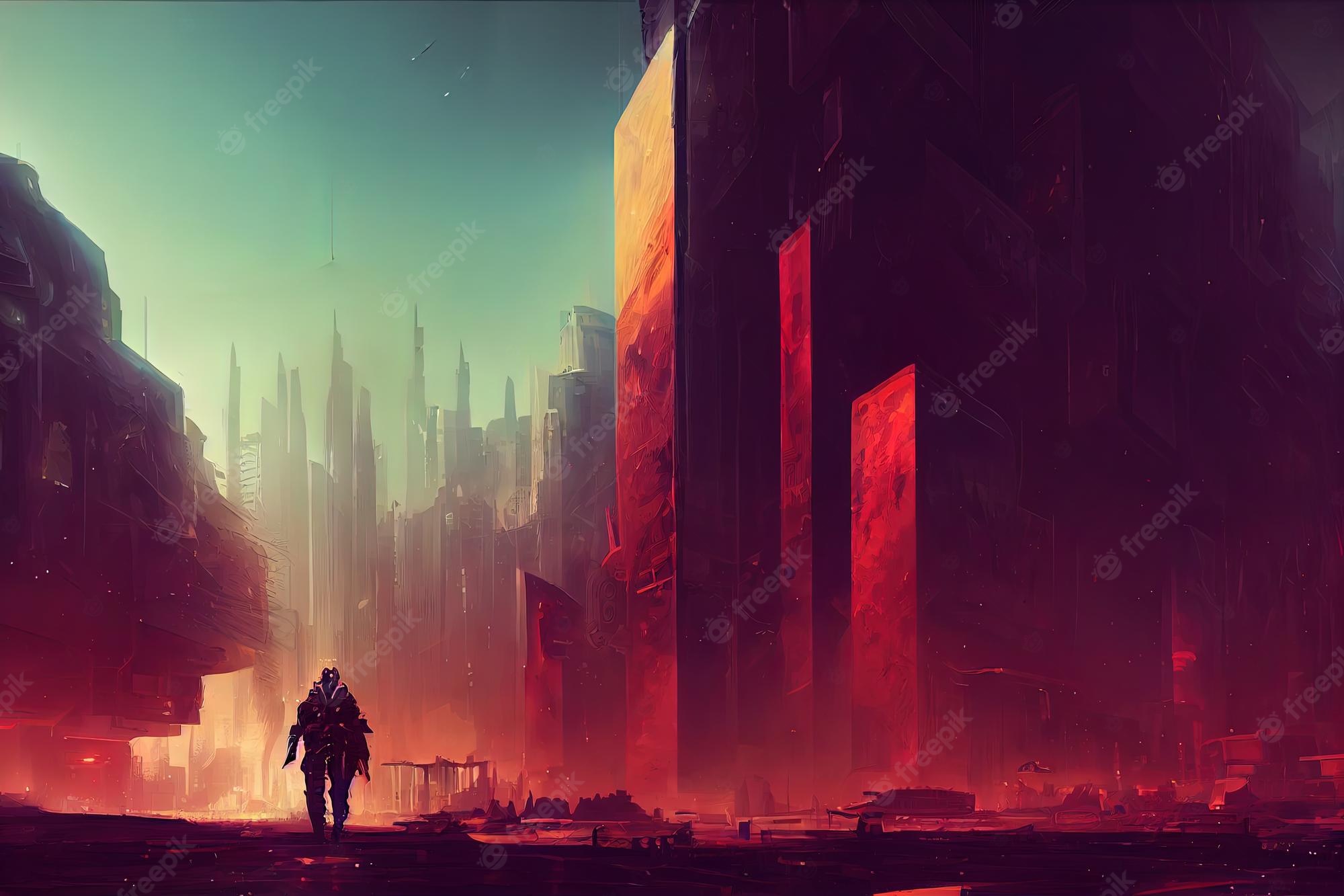 Premium Photo. World war background illustration 2020 2023 years tanks helicopters soldiers digital art style illustration painting of world war