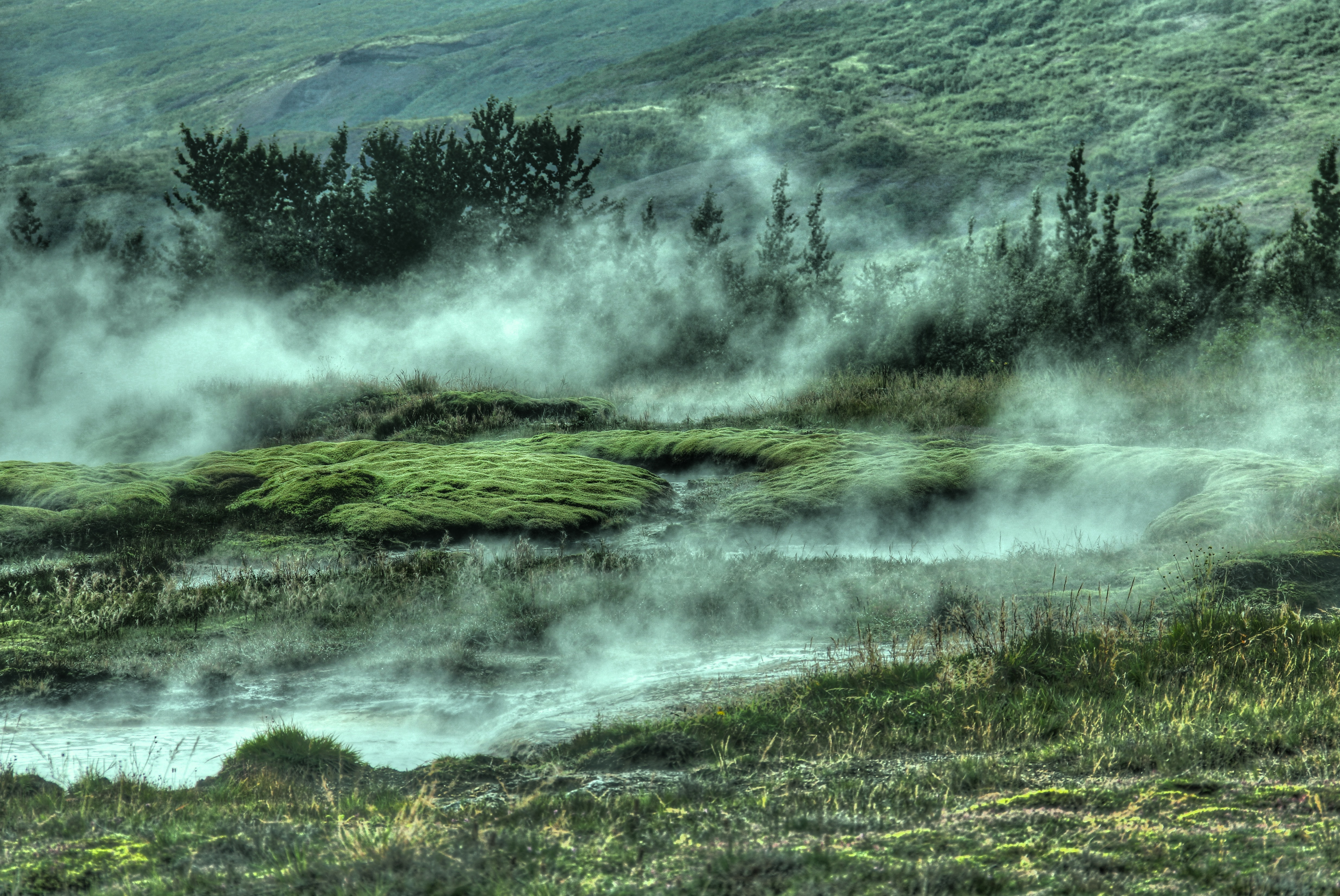 hot spring HD wallpaper, background