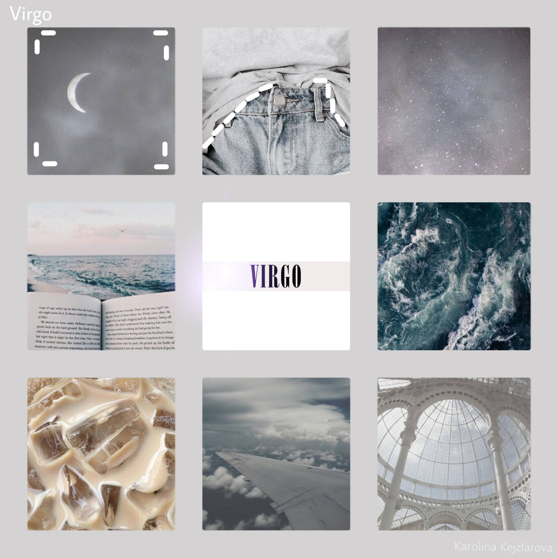 Download Virgo Zodiac Neutral Aesthetic Wallpaper