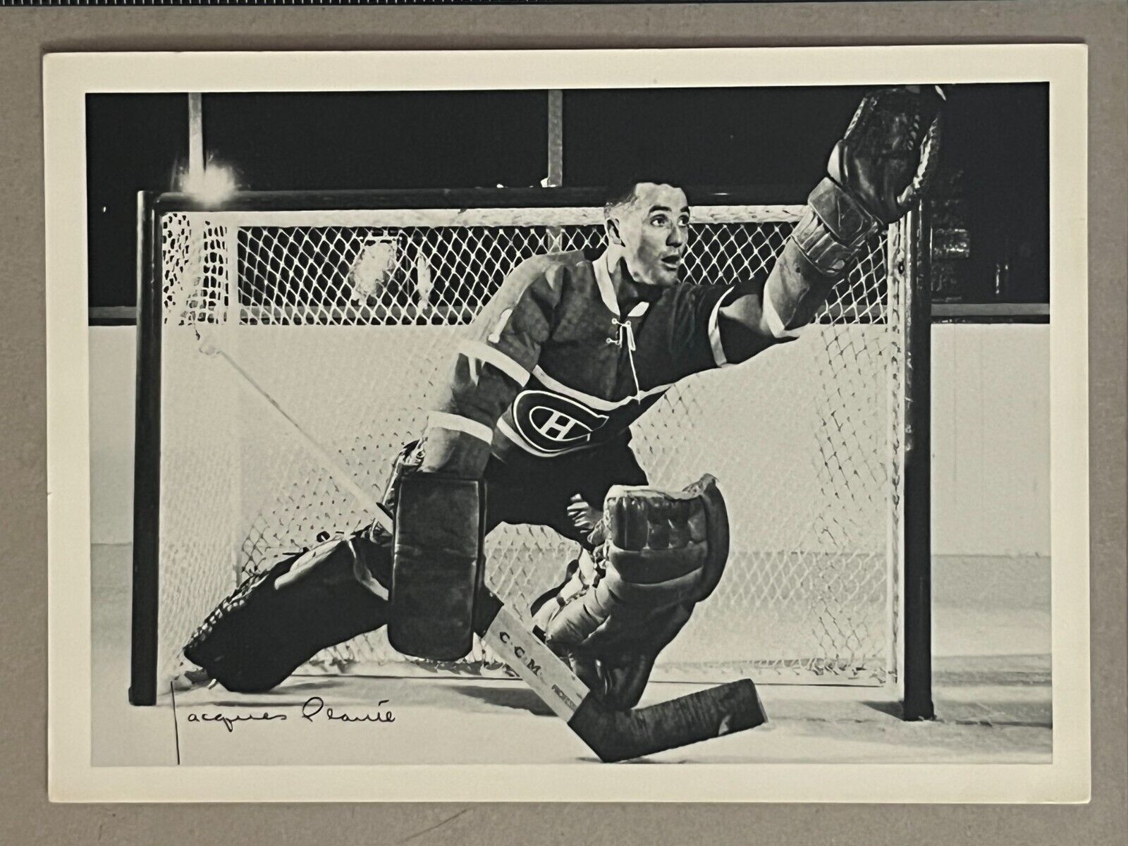 JACQUES PLANTE 1960 61 YORK PHOTOS 60 61 MONTREAL CANADIENS 73959