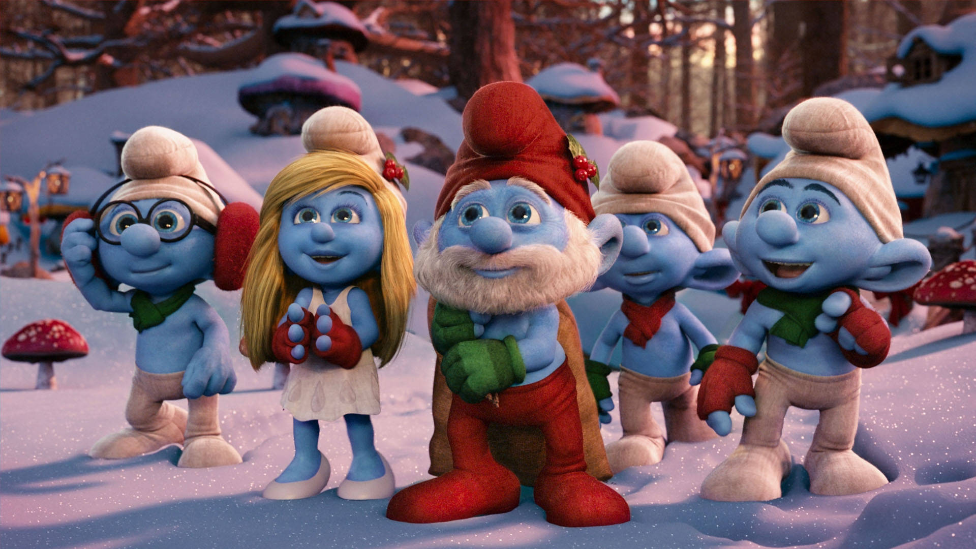 Download The Smurfs Christmas Carol Wallpaper