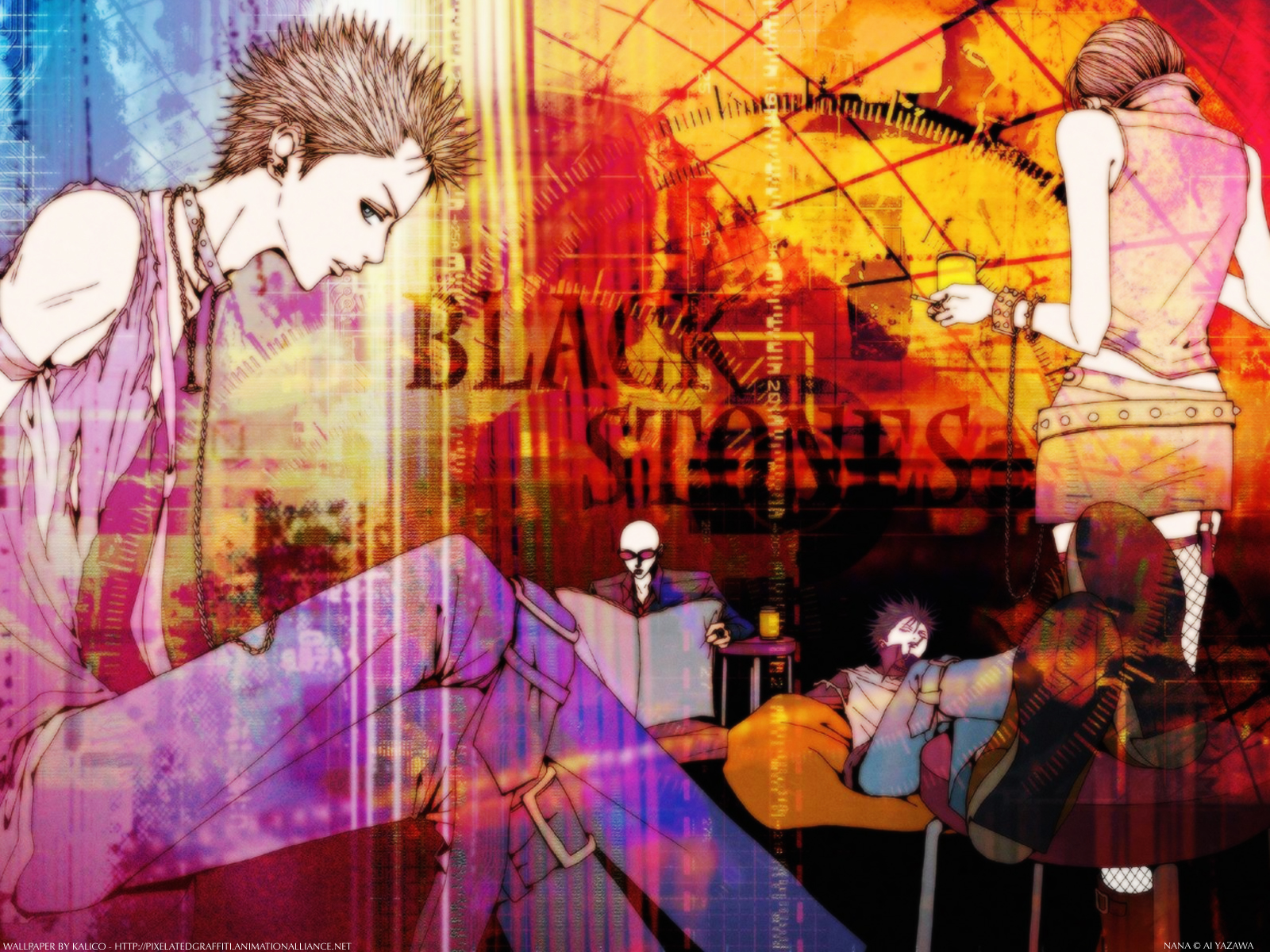 chain cigarette nana (series) necklace okazaki shinichi osaki nana takagi yasushi terashima nobu. konachan.com.com Anime Wallpaper