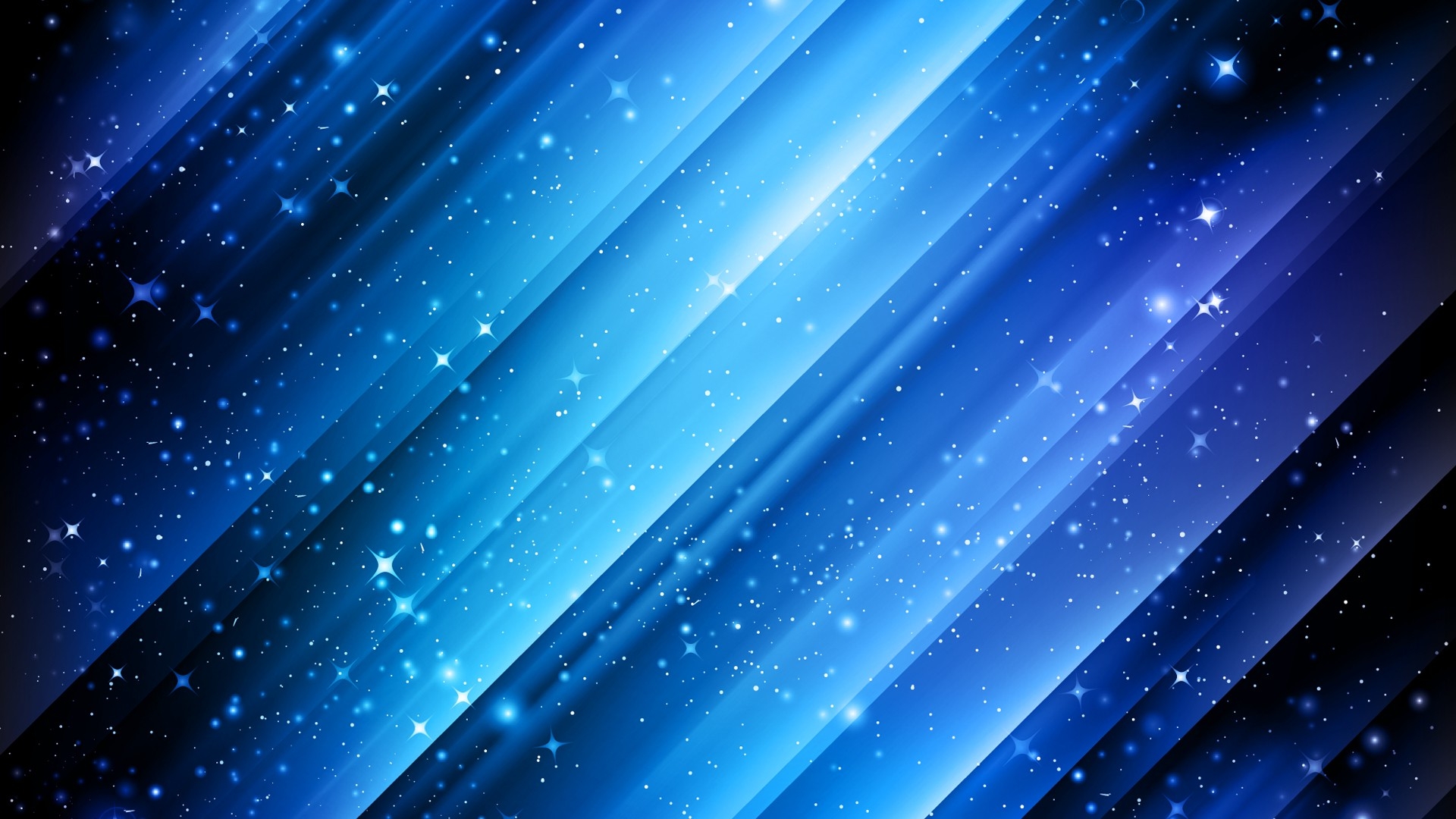 Wallpaper, 1920x1080 px, abstract, blue, graphics, lines, snow, stars, vectors, winter 1920x1080