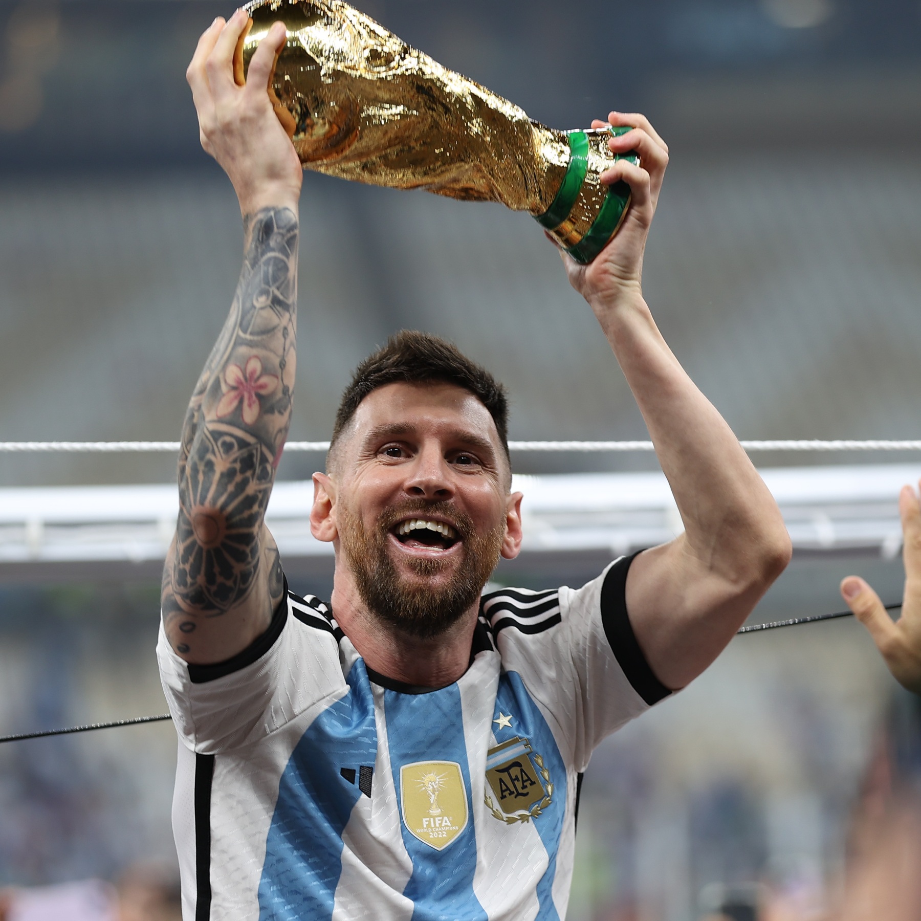 Messi Trophies Wallpapers Wallpaper Cave
