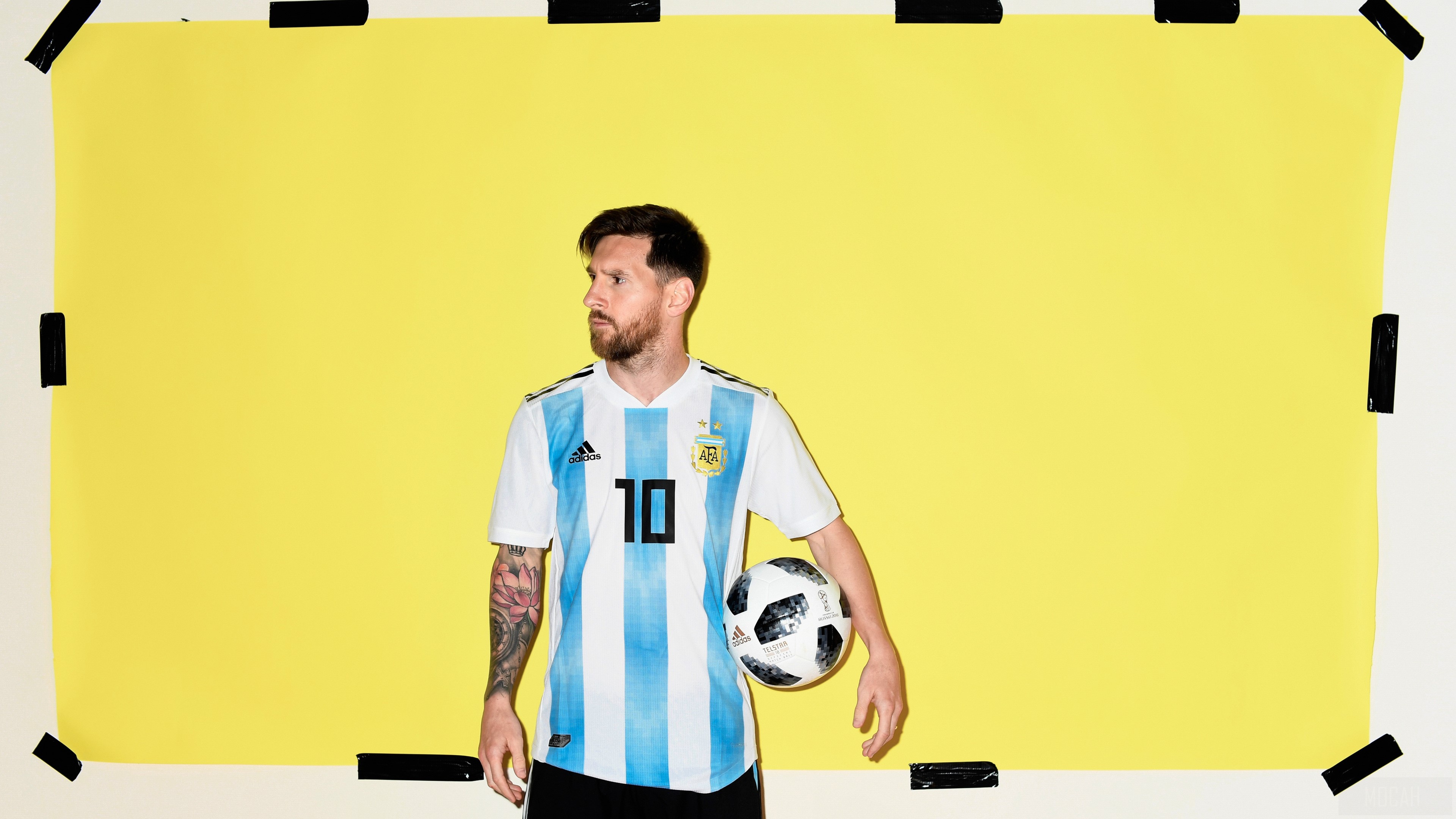Lionel Messi Argentina Portrait 2018 4k Gallery HD Wallpaper