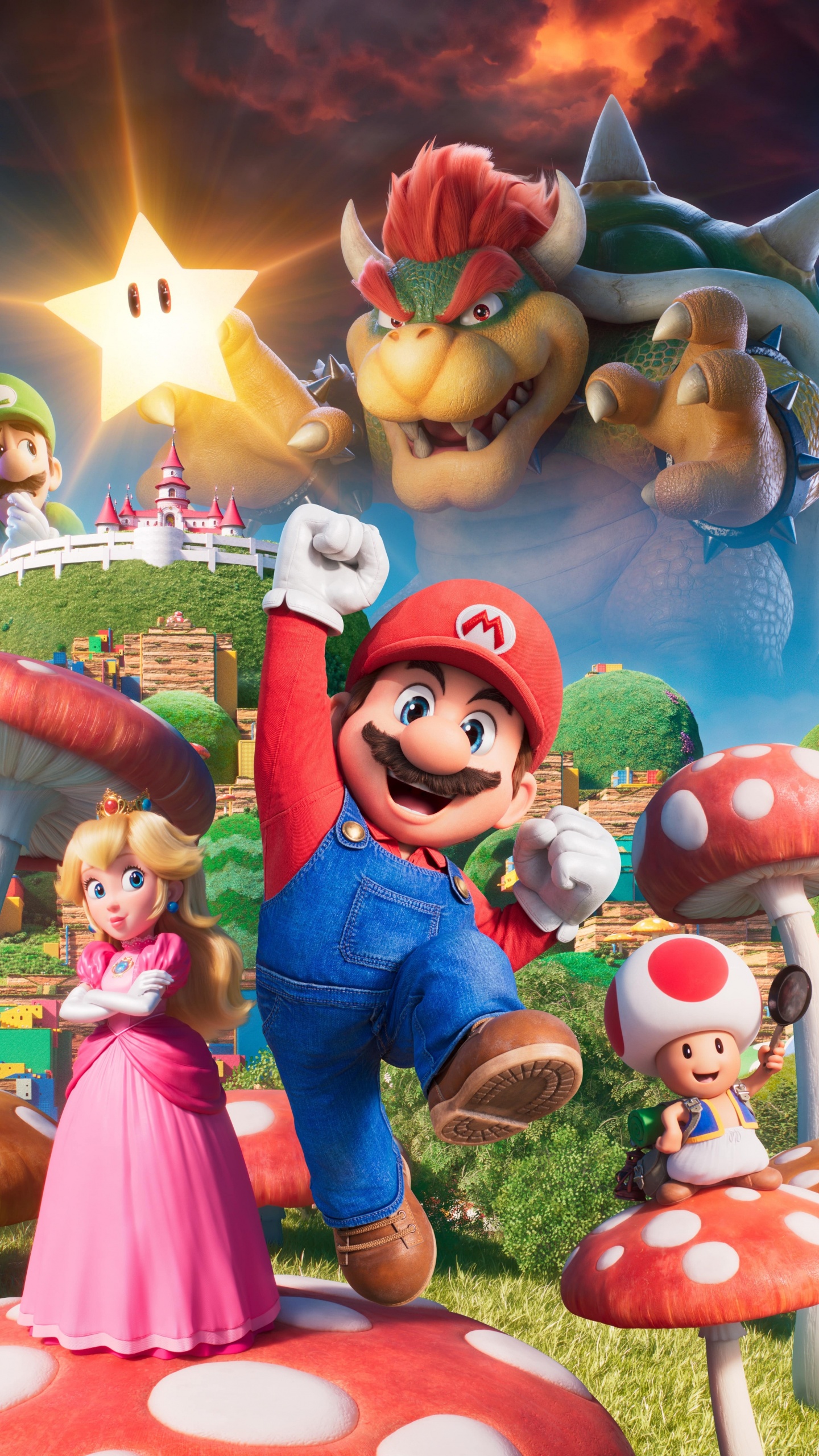 Mario The Super Mario Bros Movie 4K Wallpaper iPhone HD Phone 7391j