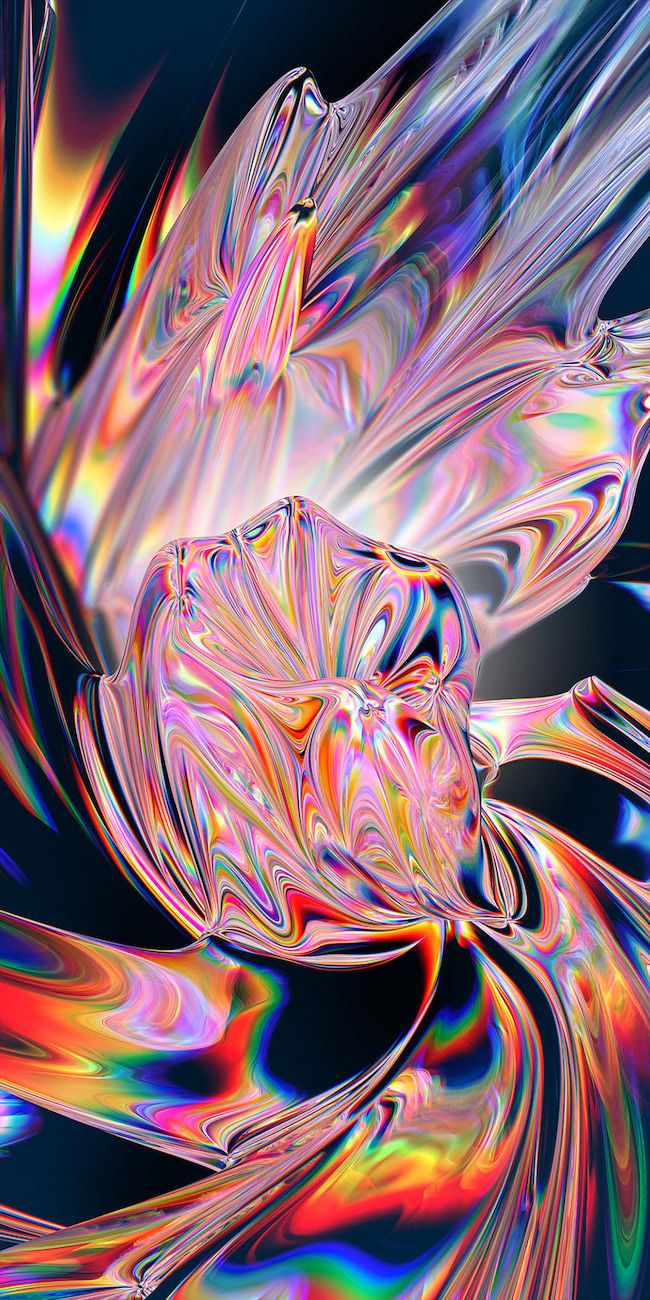 leManoosh. iPhone background art, Holographic wallpaper, Texture graphic design