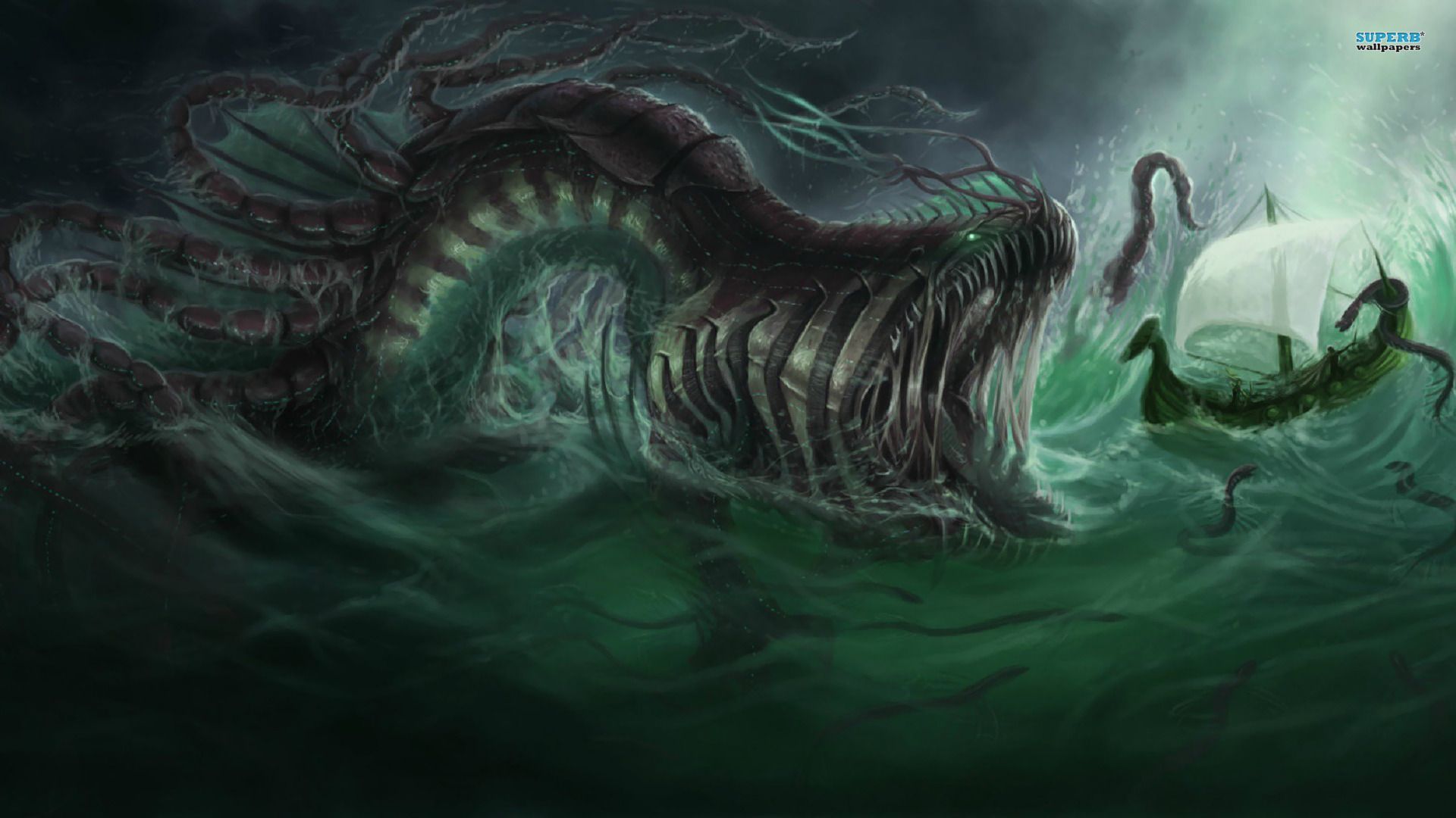 Wallpaper Dump. Sea monsters, Ocean monsters, Monster picture