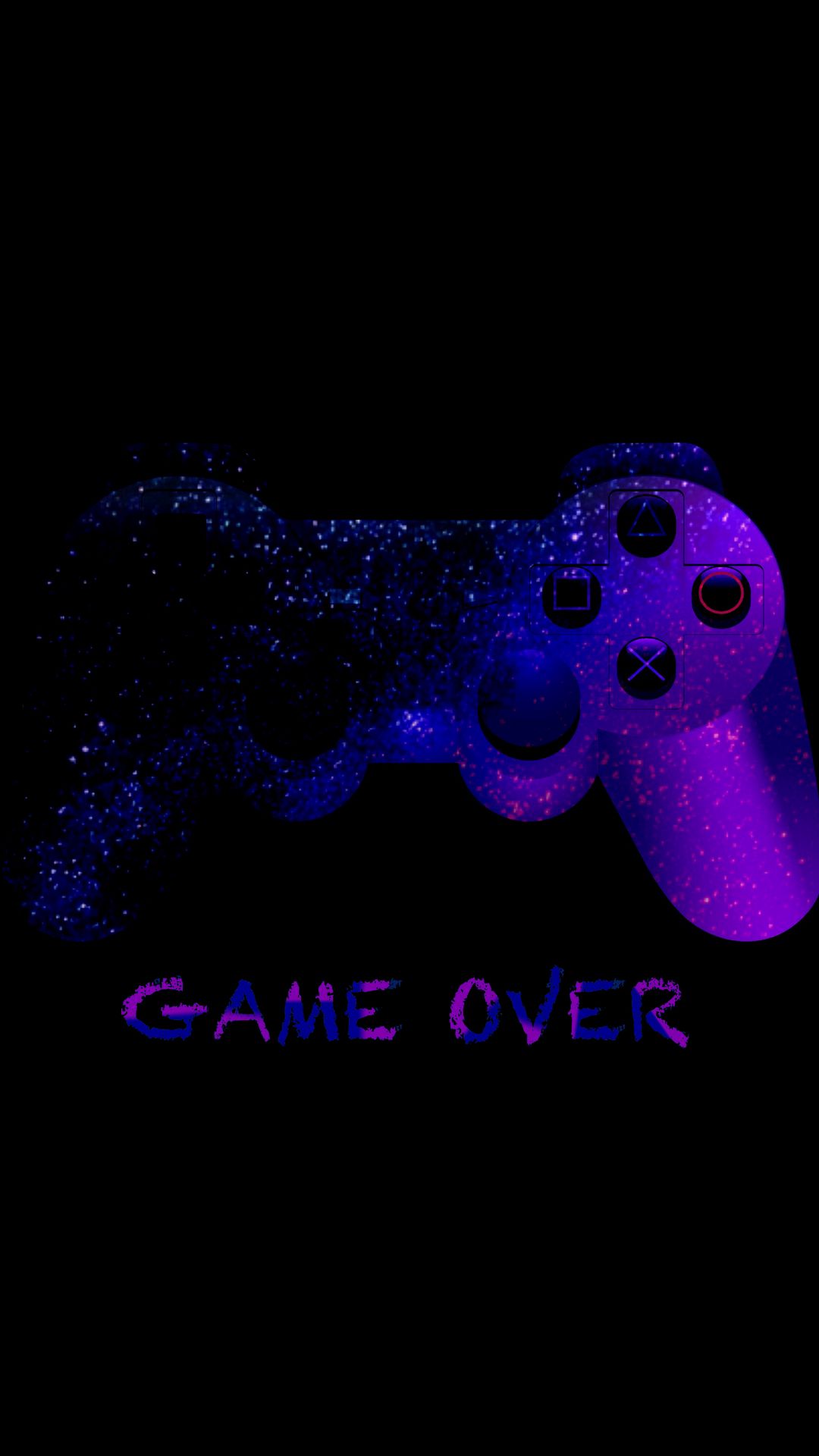 Download wallpaper 1080x1920 game over, joystick, controller, gamepad, neon samsung galaxy s s note, sony xperia z, z z z htc one, lenovo vibe HD background