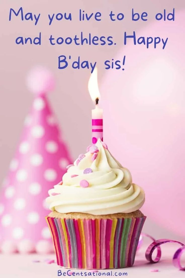 Happy Birthday Sister Funny Saying, Messages and Wishes. Happy birthday sister funny, Funny happy birthday wishes, Happy birthday sister messages