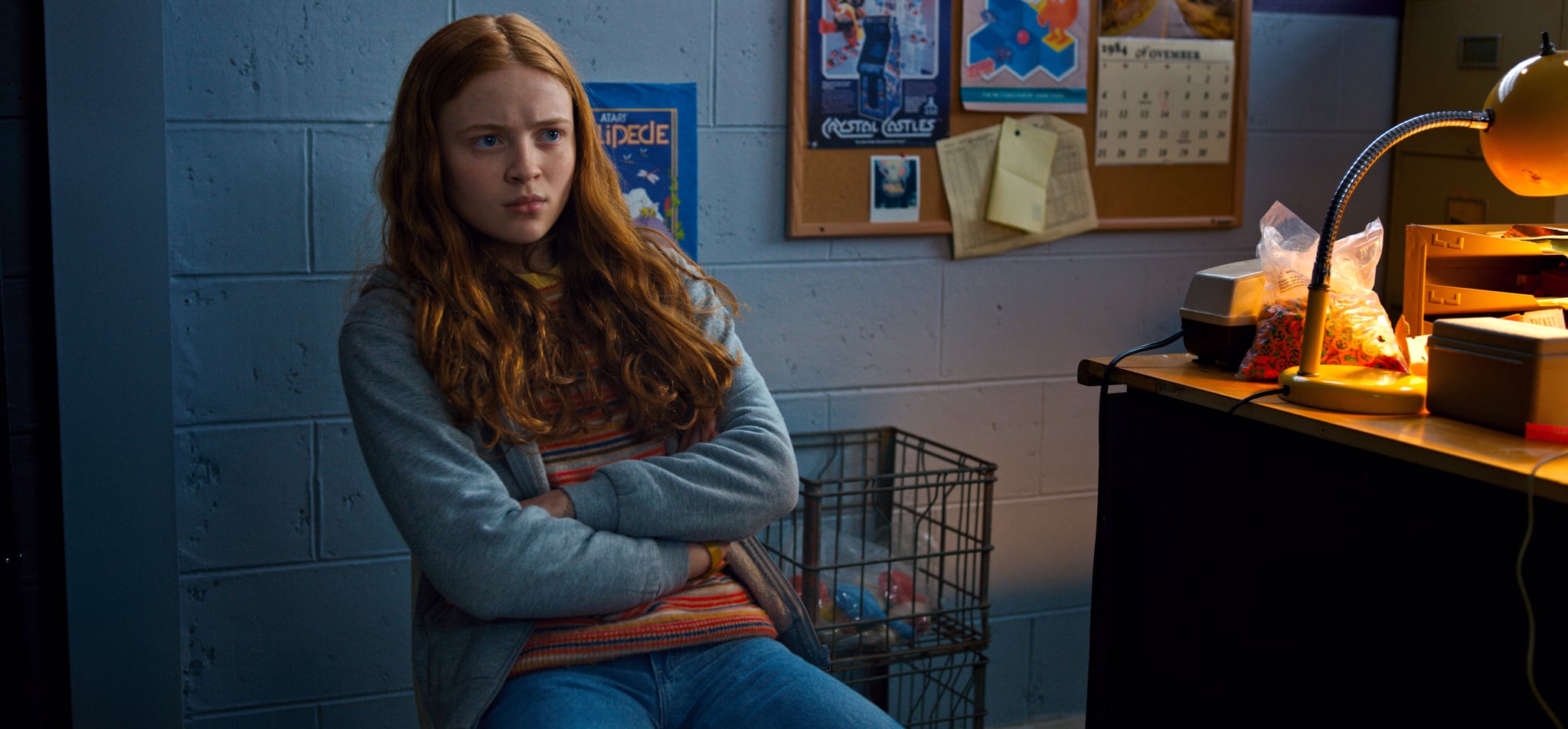 Sadie Sink as Max Mayfield in Stranger Things Season 2. Journey to the Upside Down as We Revisit the Stranger Things Cast Then and Now