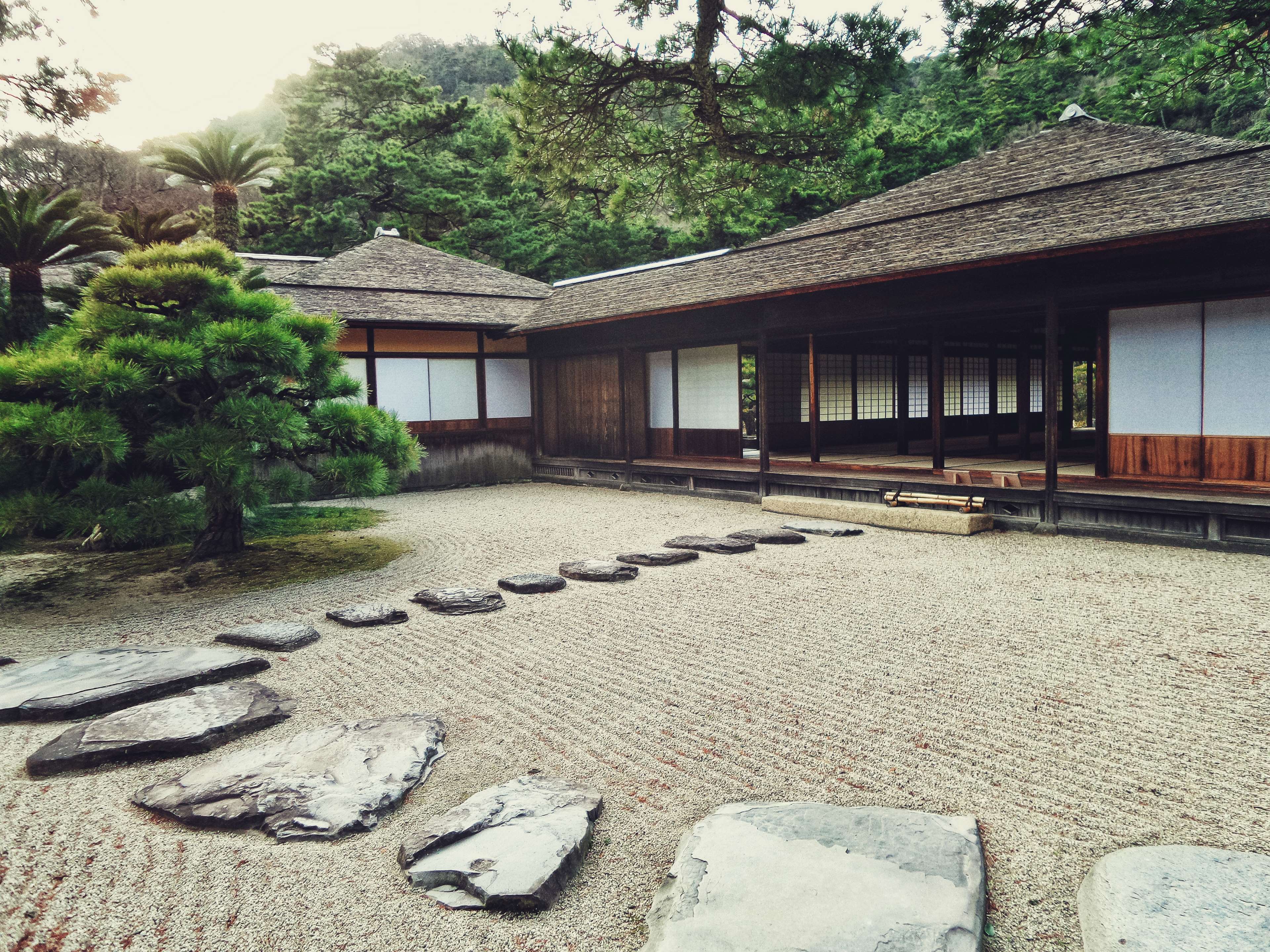 architecture, building, bungalow, daylight, design, family, flower, garden, home, house, japanese, landmark, landscape, nature, outdoors, path, plants, reflection, scenic, steps, stones, summer, tourism, traditional, tr 4k Gallery HD