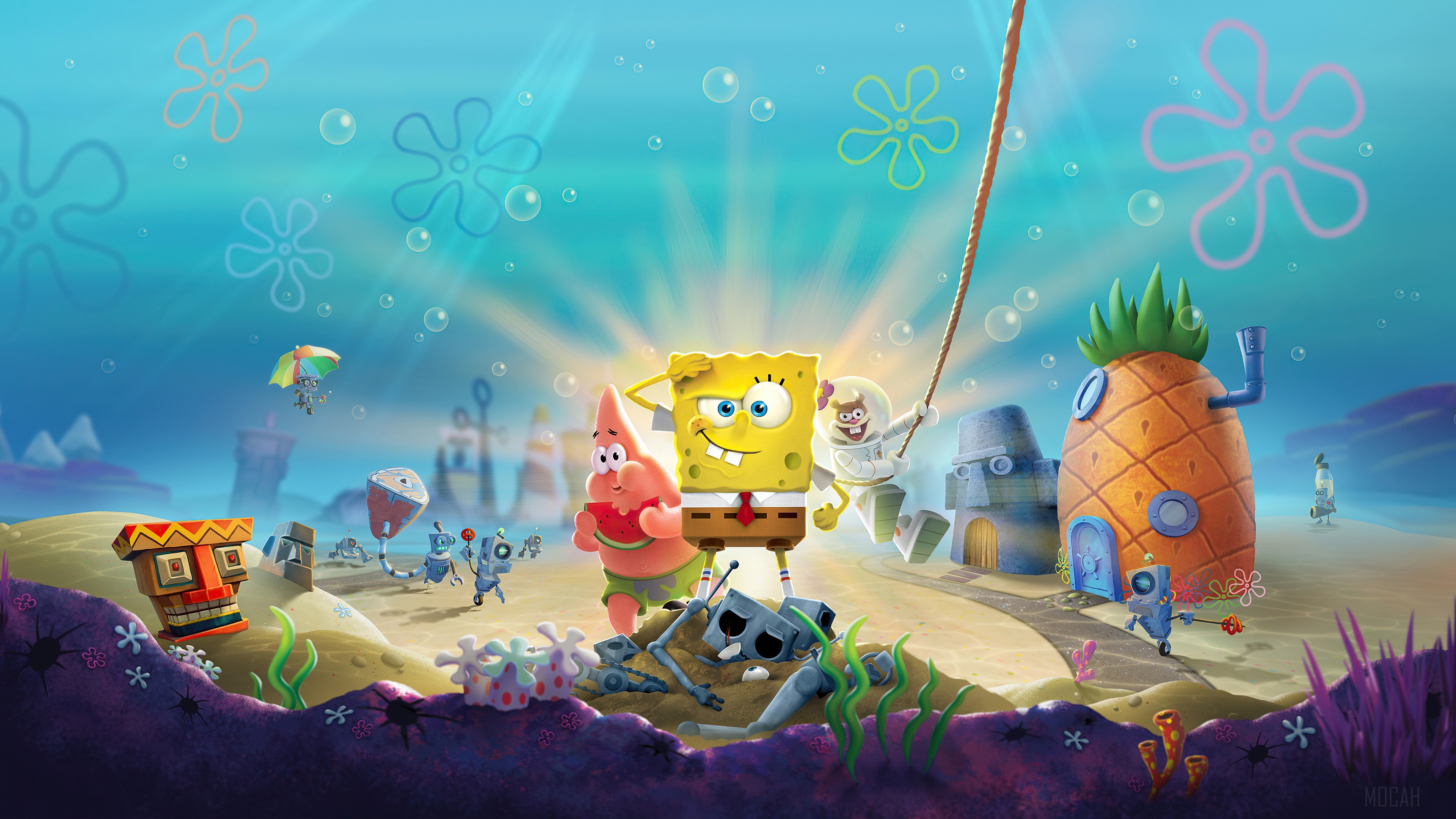 Full HD spongebob squarepants wallpaper