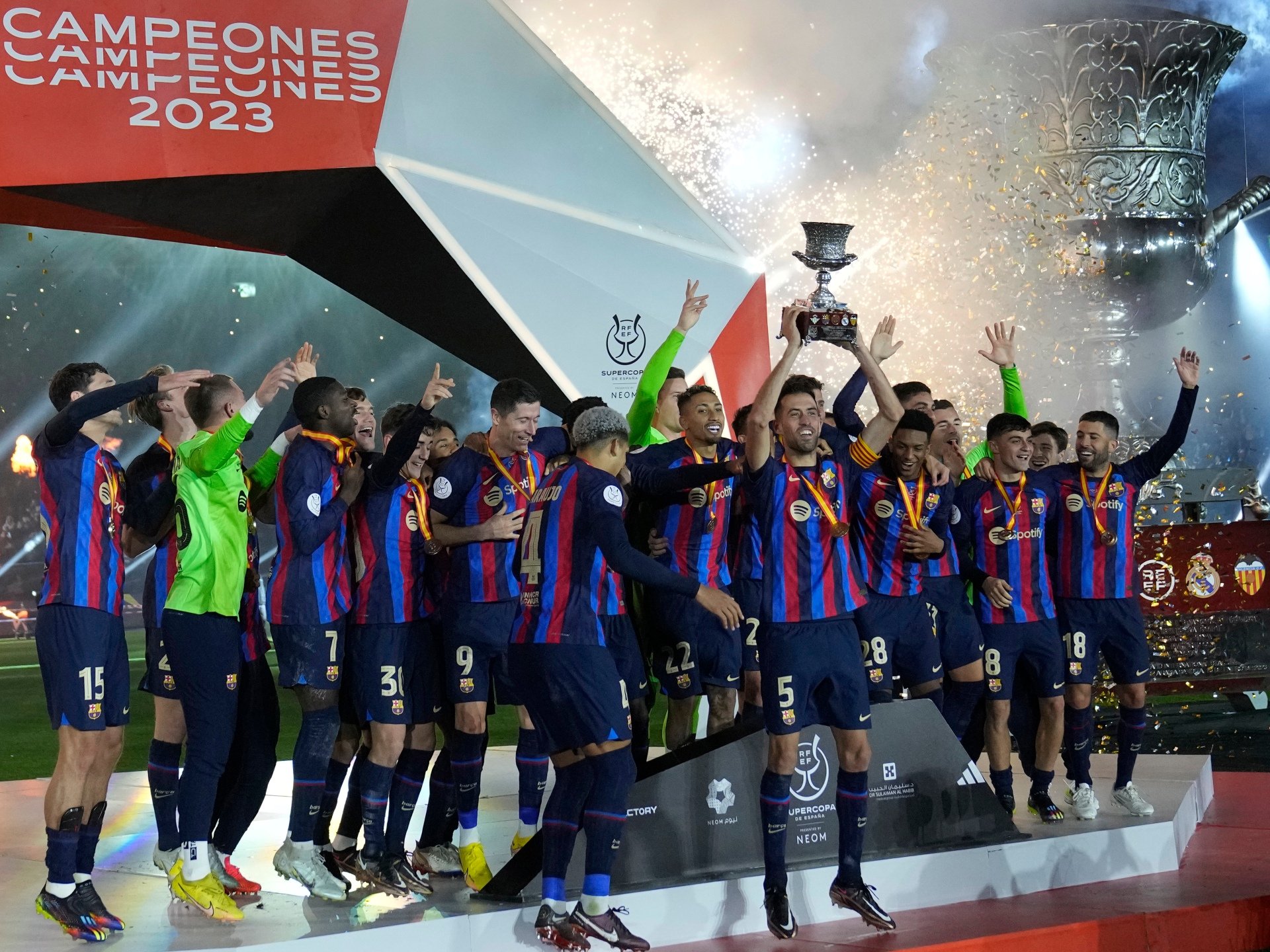 Barcelona beat Real Madrid in Spanish Super Cup final