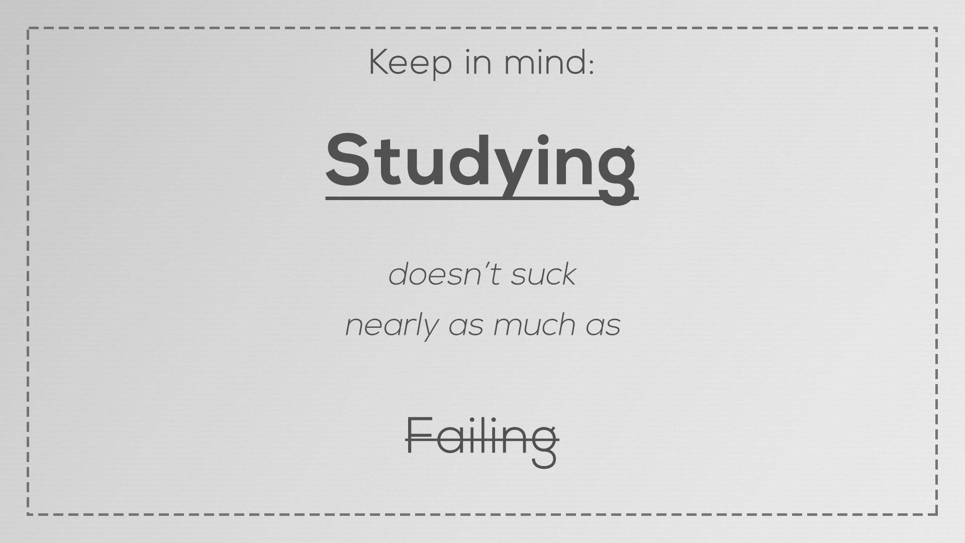Download Studying And Failing Motivational Quotes Aesthetic Wallpaper