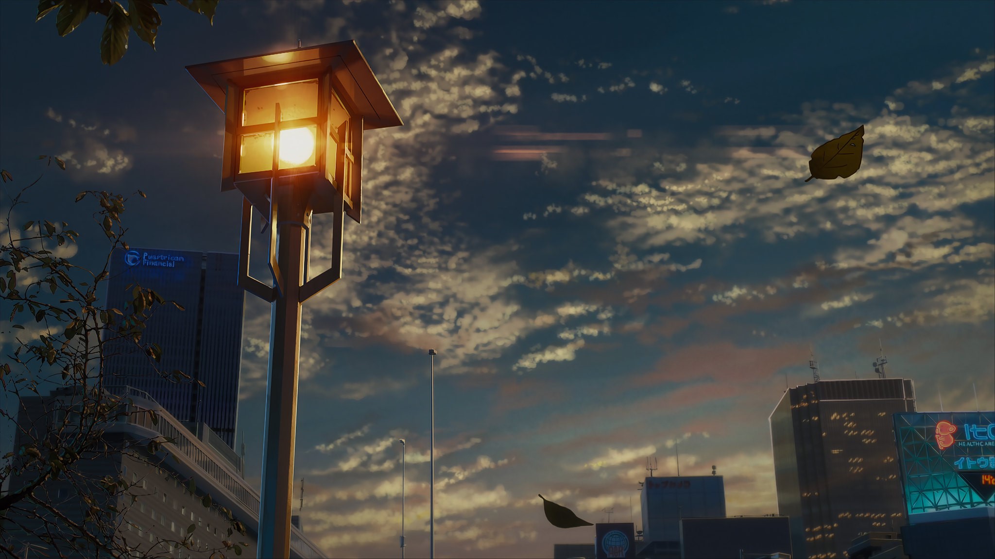 Wallpaper / anime, landscape, sky, clouds, urban, city, Kimi no Na Wa, Your Name free download