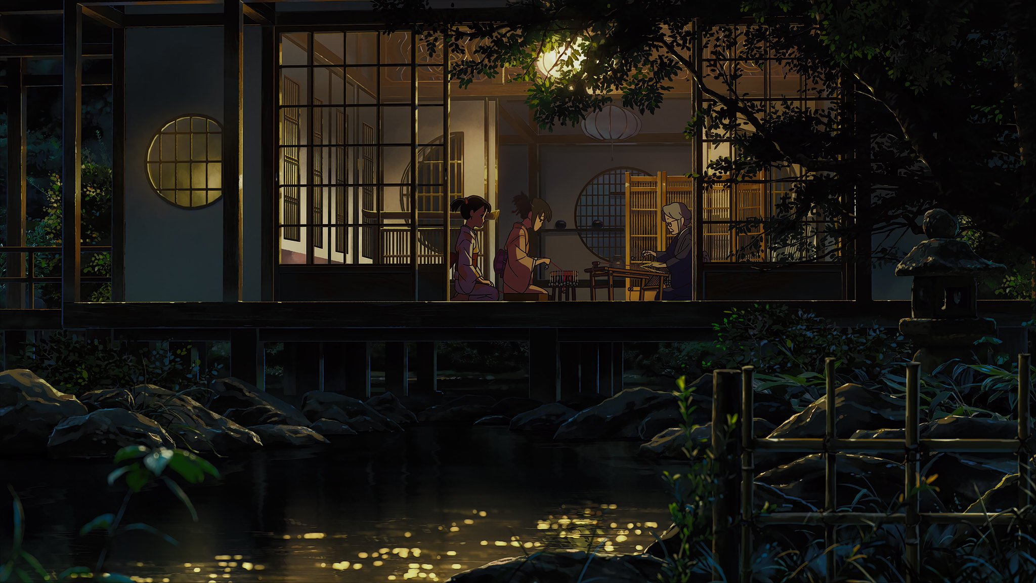 Wallpaper, anime, landscape, Kimi no Na Wa, your name, Mitsuha Miyamizu, Miyamizu Mitsuha 2048x1152