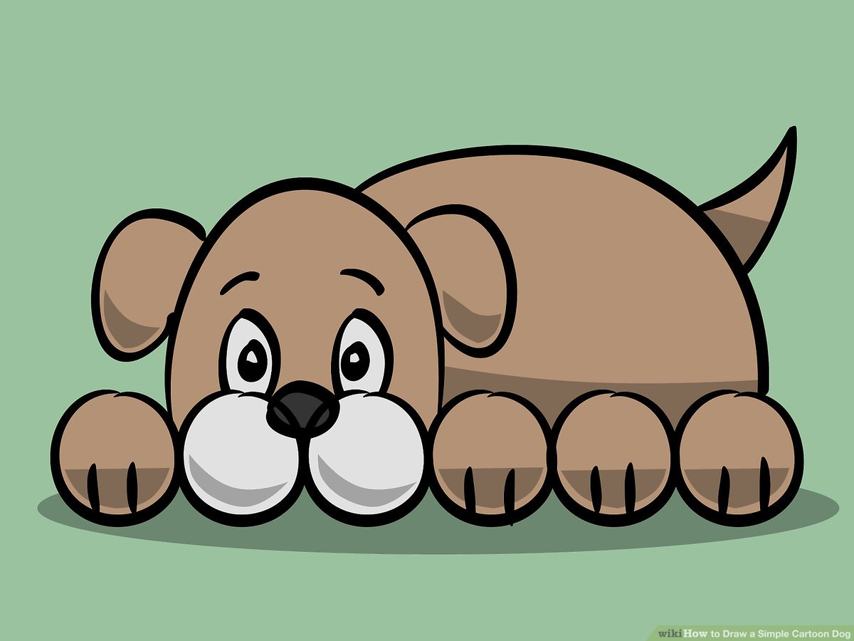 Simple Cartoon Dog: 11 Steps (with Picture)